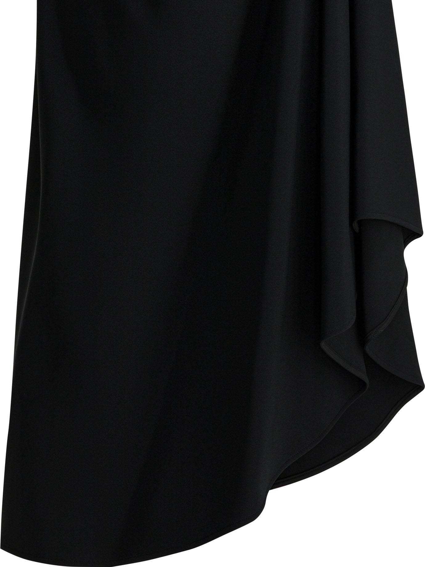 Givenchy Draped Crepe Cady Midi Skirt