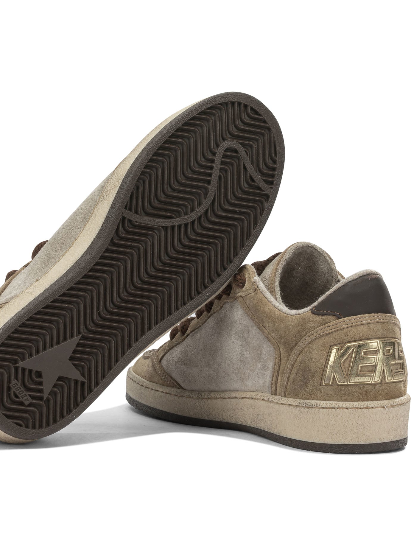Golden Goose Ballstar Suede Low-Top Sneakers