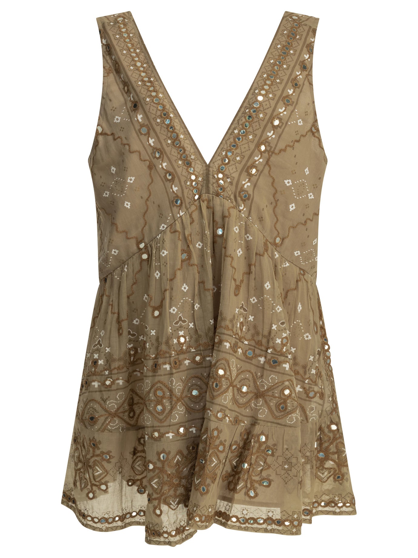Juliet Dunn Short A-Line Dress