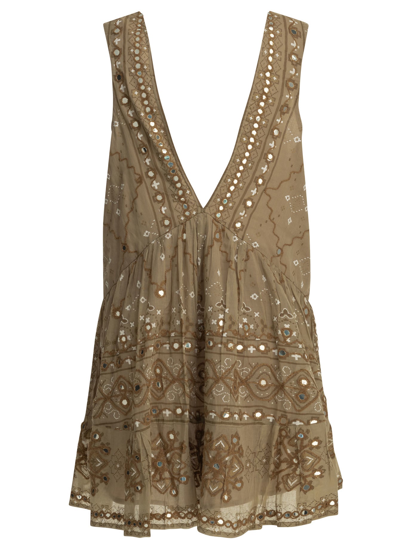Juliet Dunn Short A-Line Dress