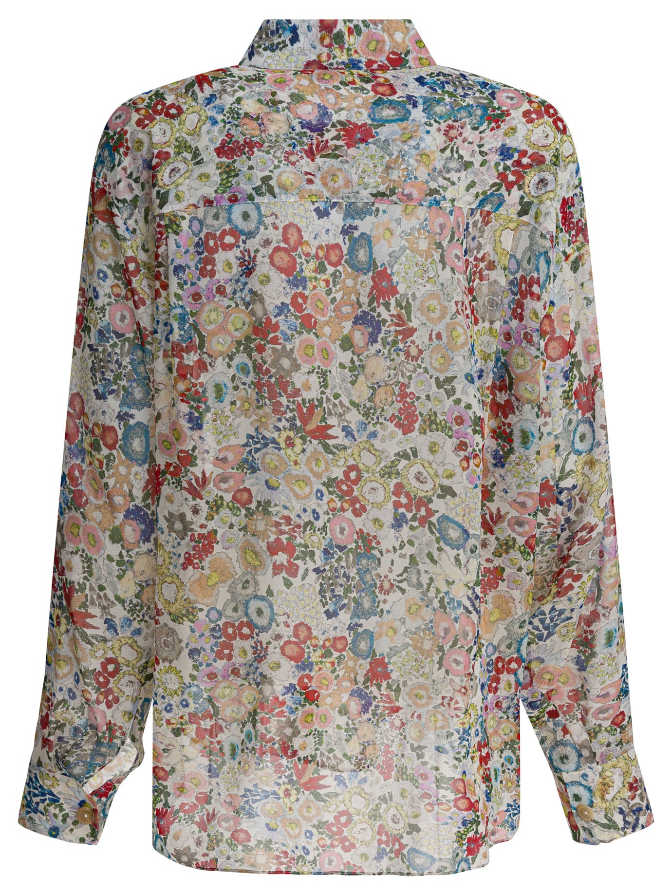 Khaite Silk Floral Shirt