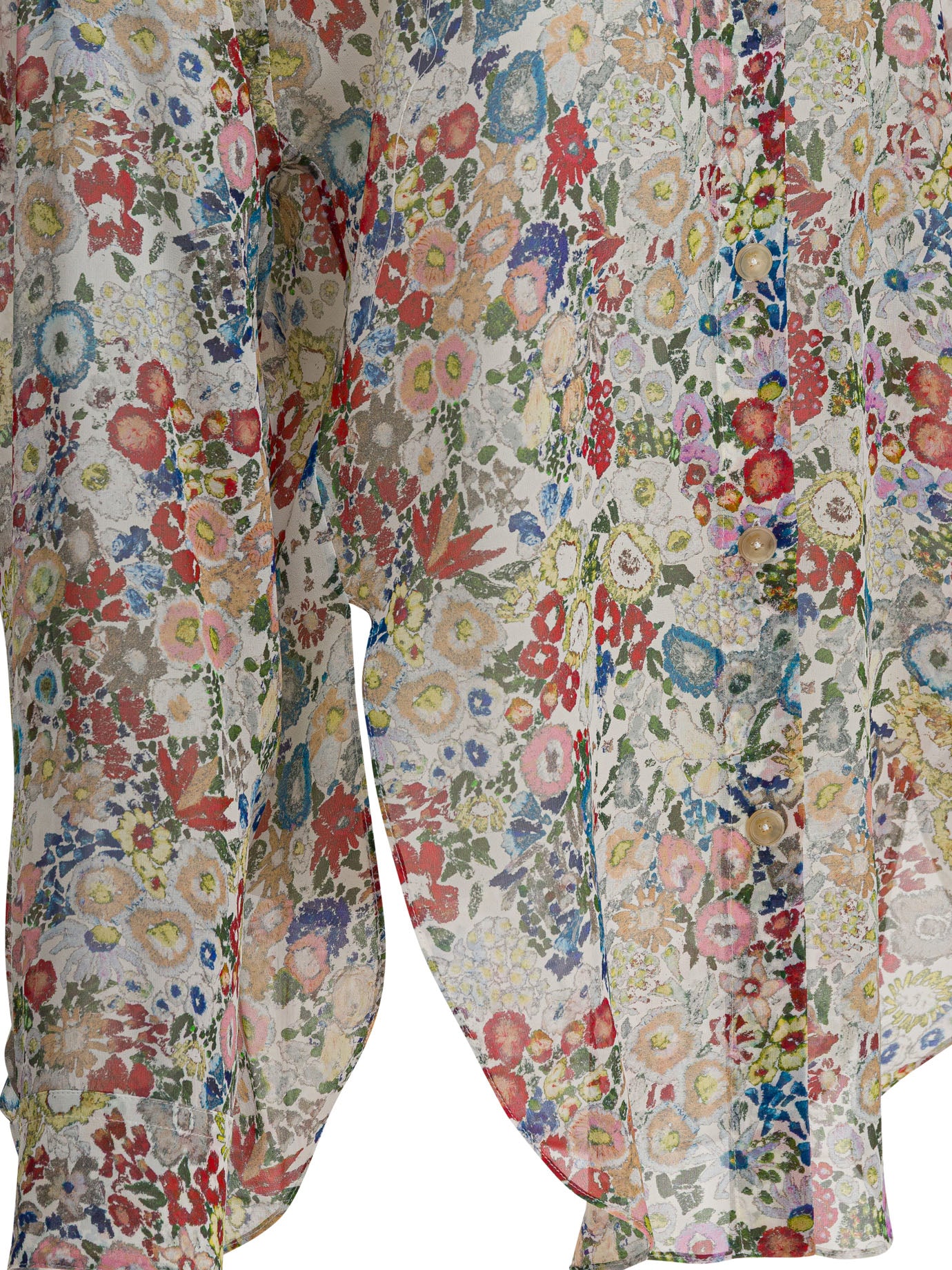 Khaite Silk Floral Shirt