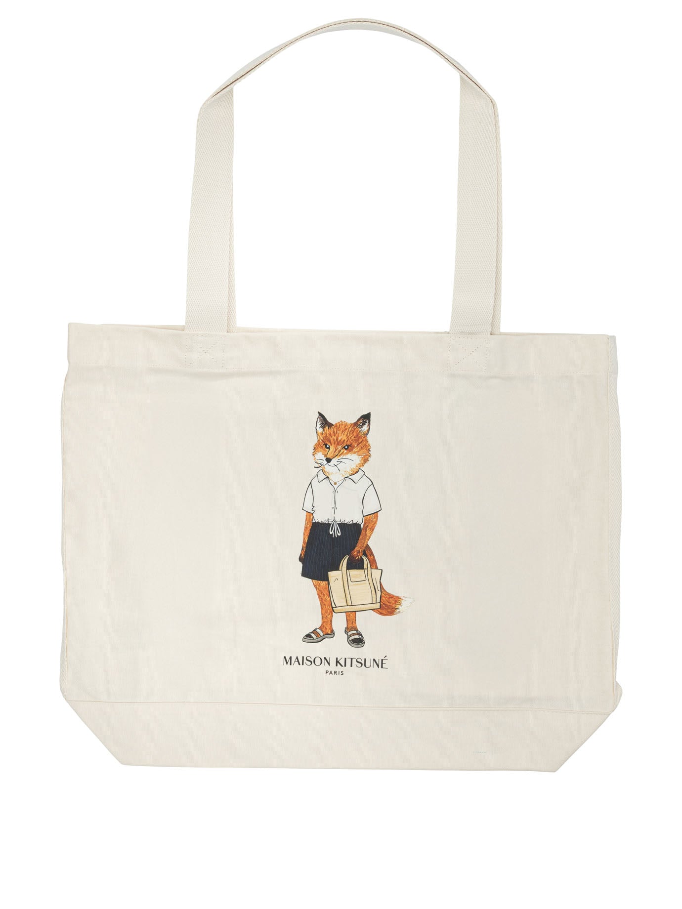 Maison Kitsuné Dressed Fox Large Shoulder Bag