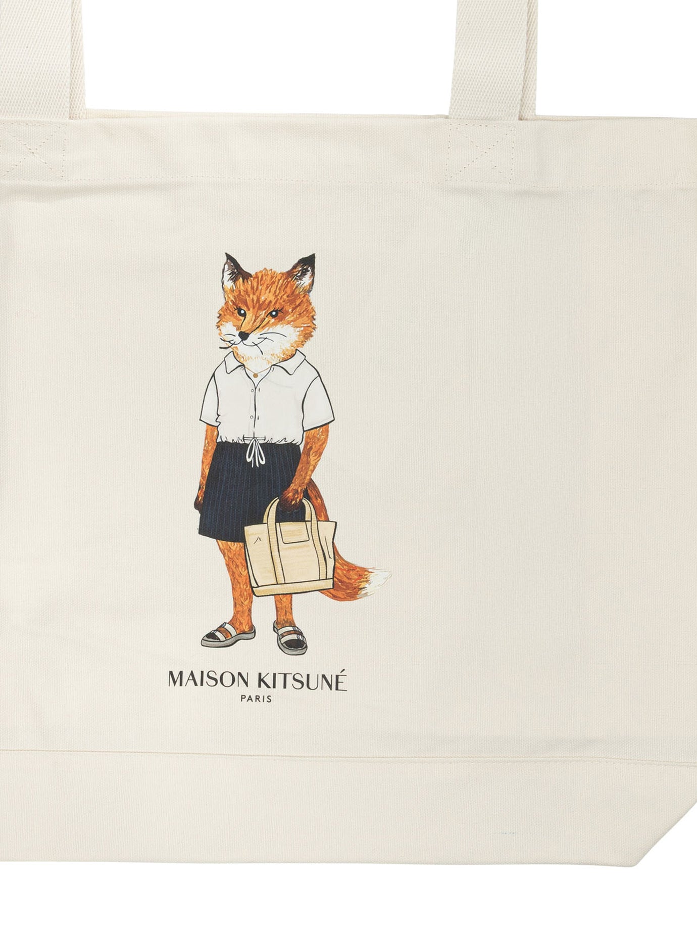 Maison Kitsuné Dressed Fox Large Shoulder Bag