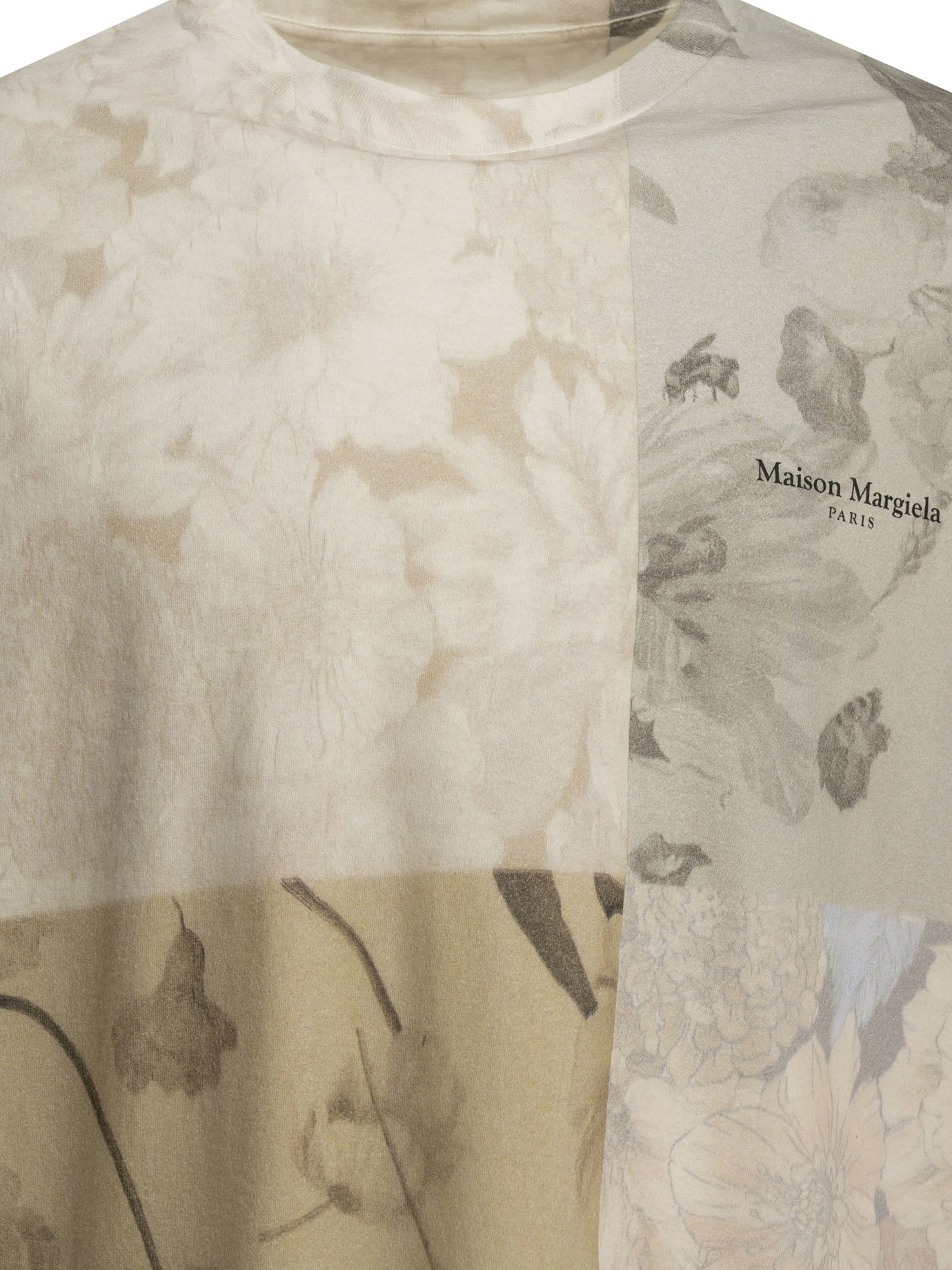 Maison Margiela Floral Crewneck T-Shirt