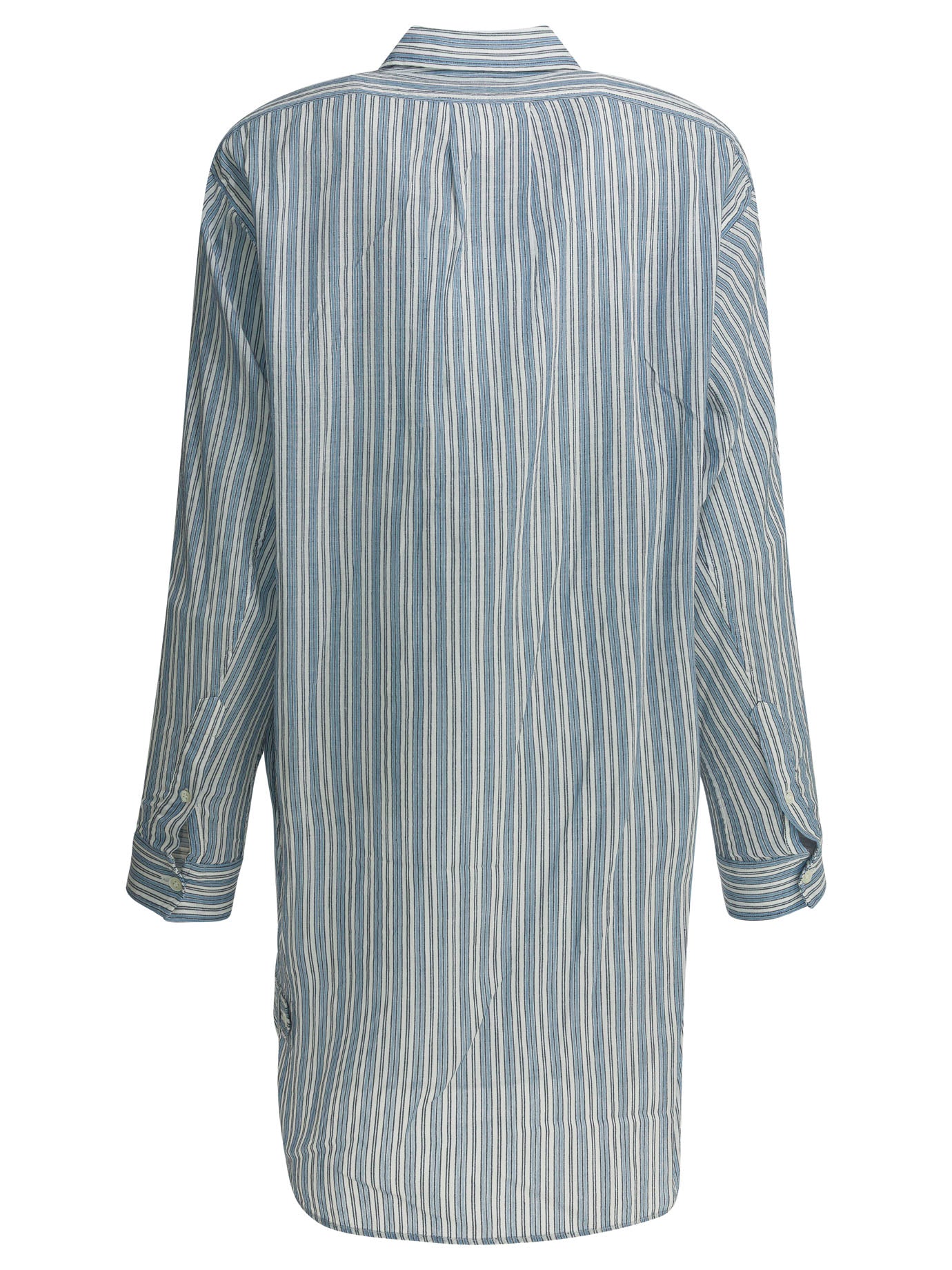 Marant Étoile Striped Chemisier Dress