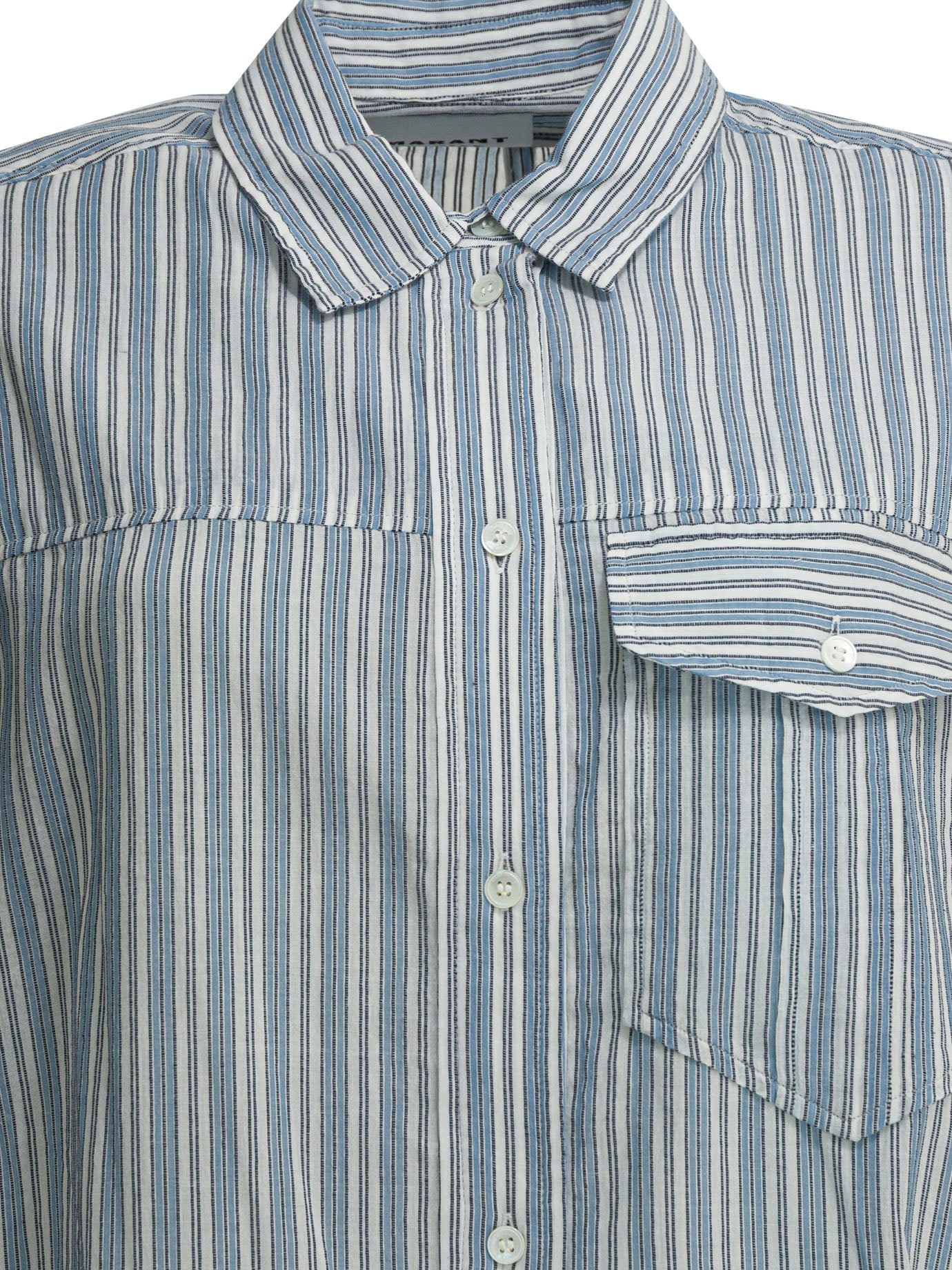 Marant Étoile Striped Chemisier Dress