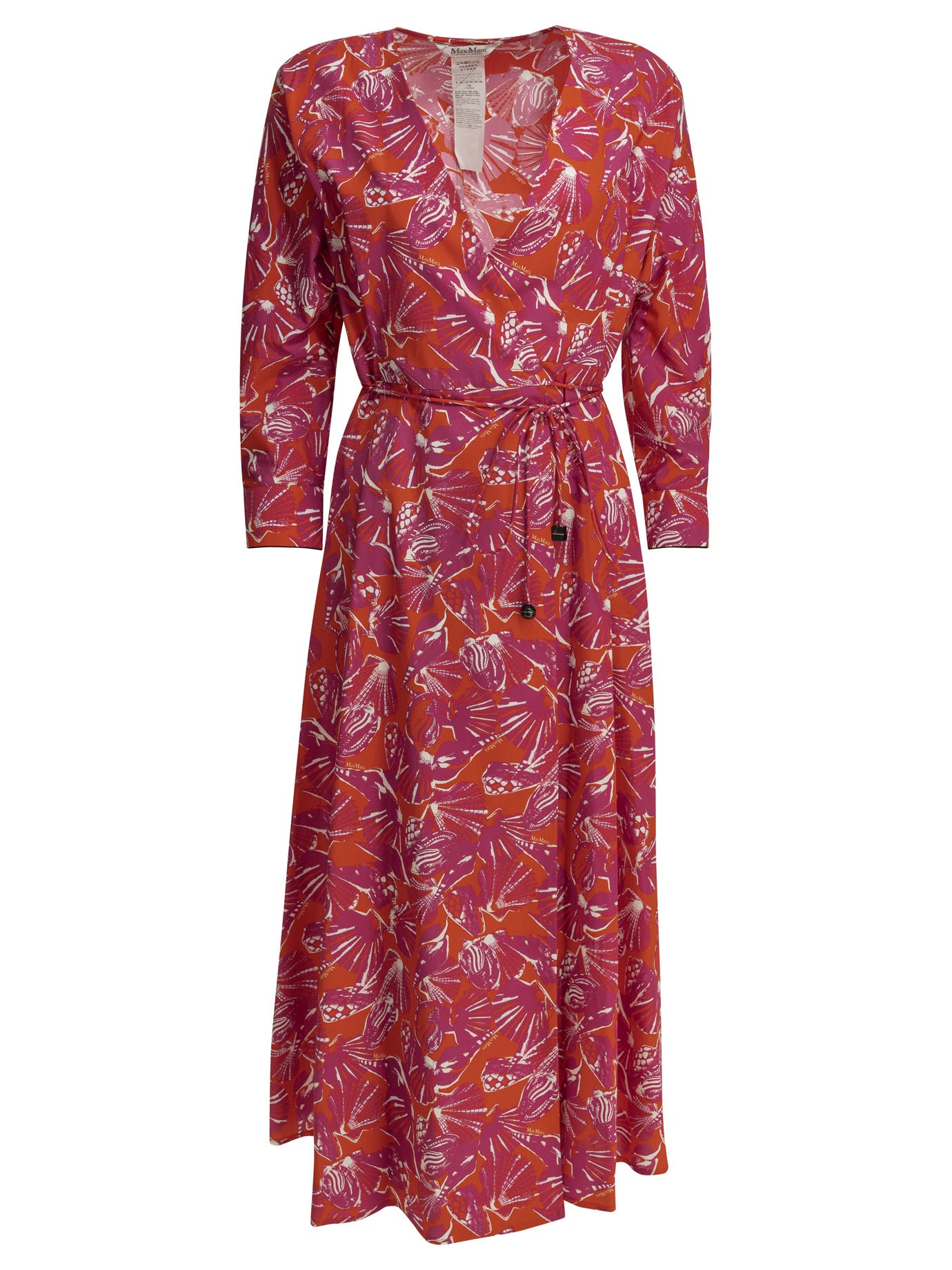 Max Mara Floral A-Line Midi Dress