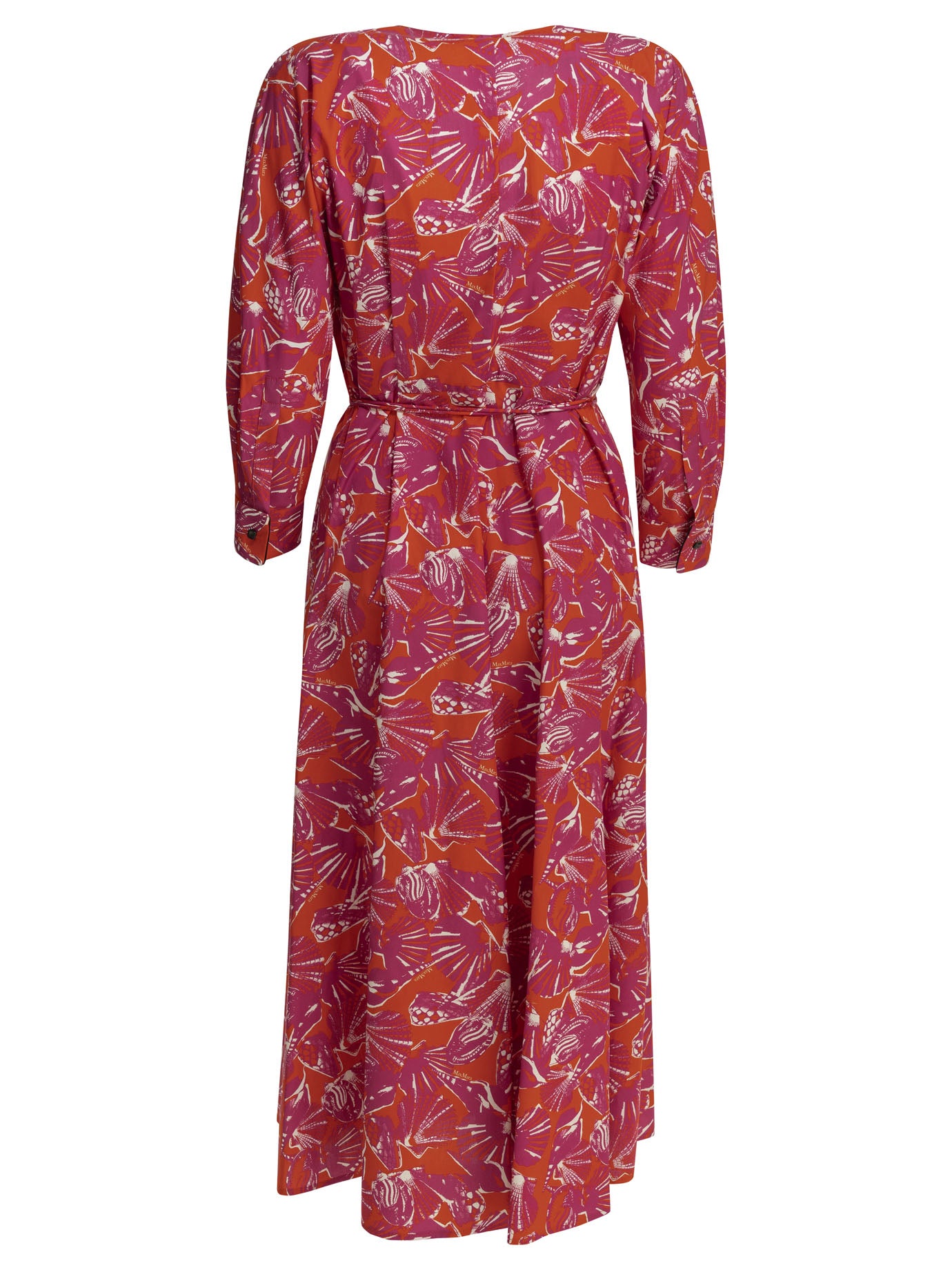 Max Mara Floral A-Line Midi Dress