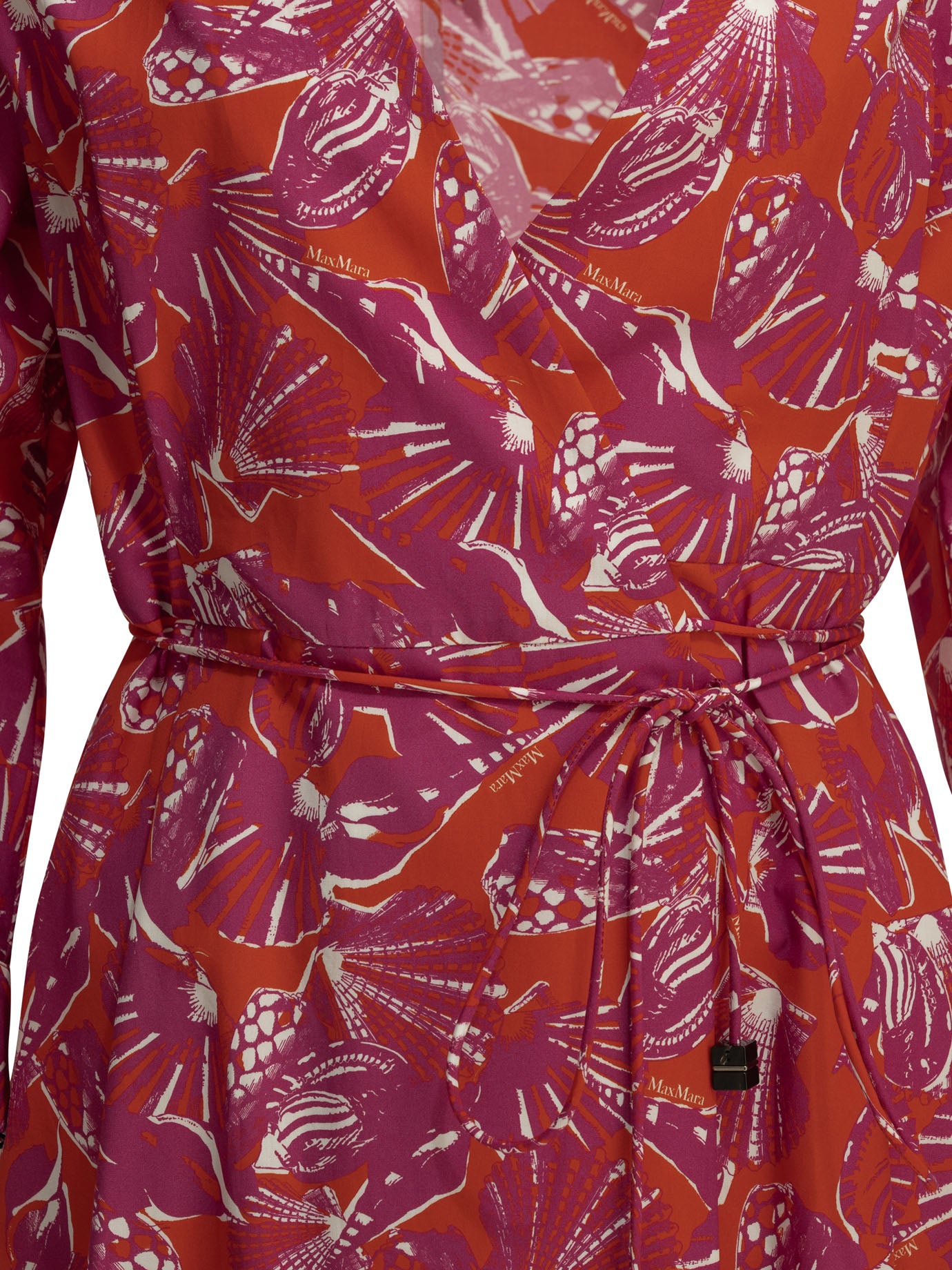 Max Mara Floral A-Line Midi Dress
