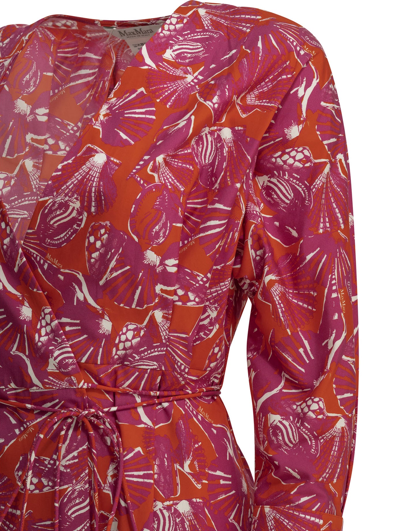 Max Mara Floral A-Line Midi Dress