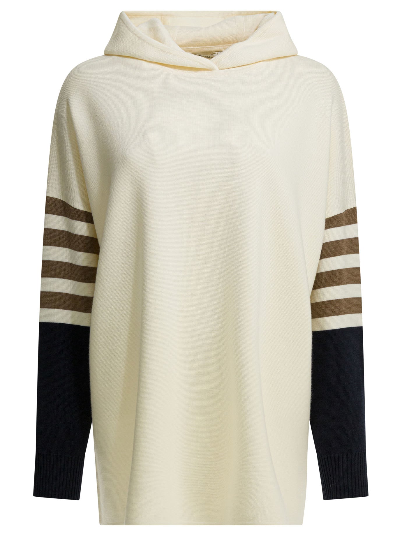 Max Mara Virgin Wool Hooded Sweater