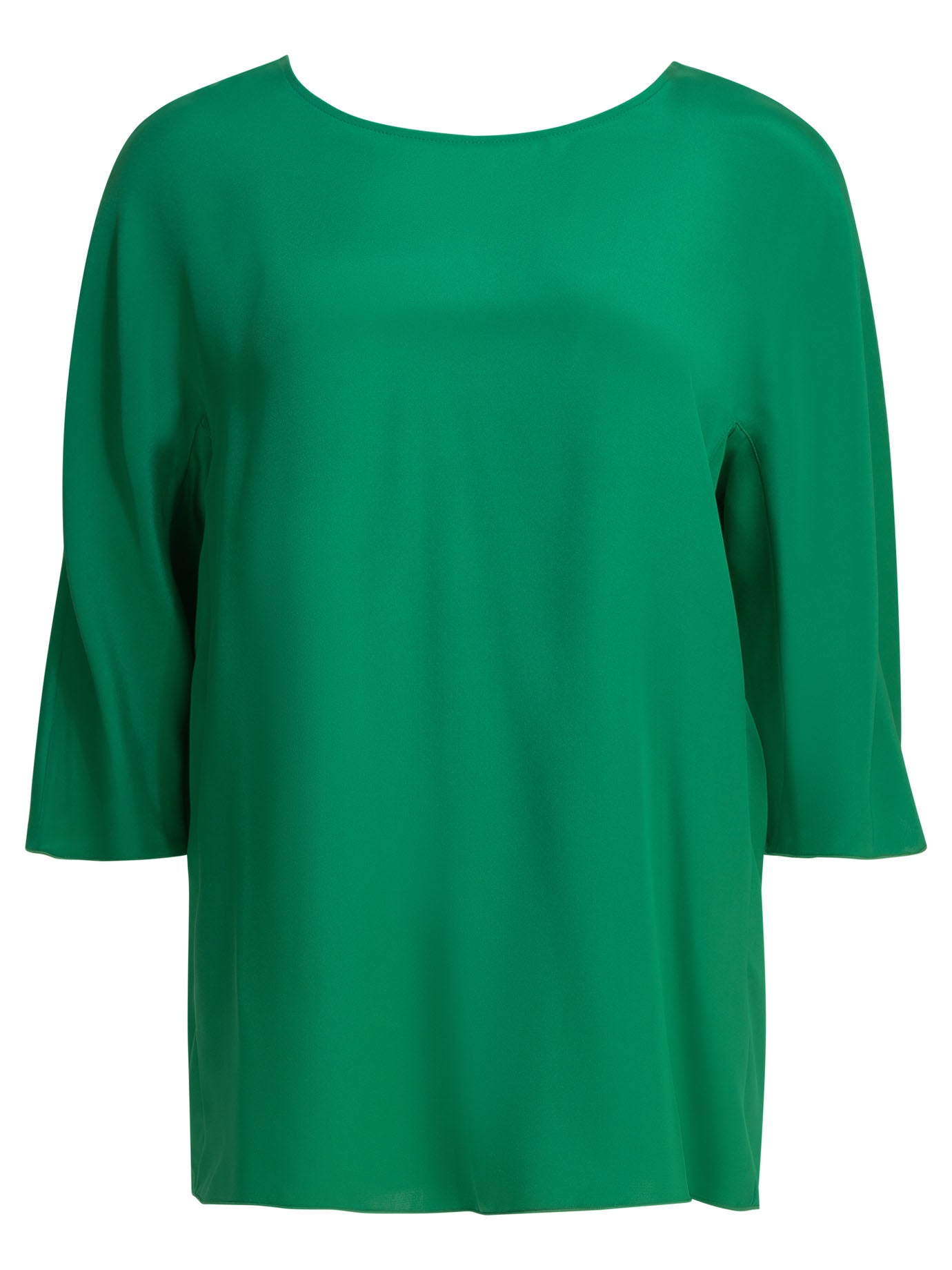 Max Mara Pianoforte Silk Blouse With Reverse Bow