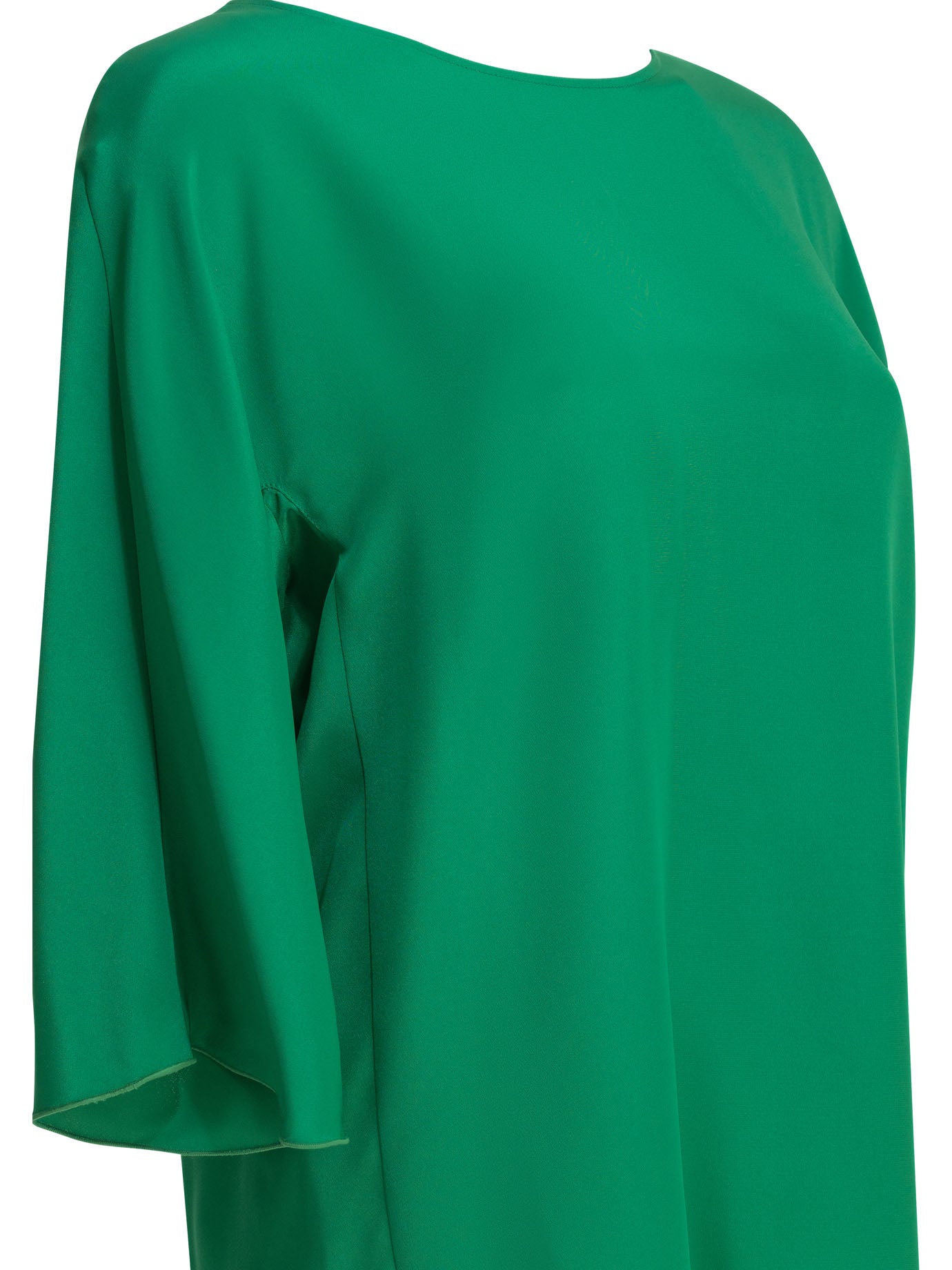 Max Mara Pianoforte Silk Blouse With Reverse Bow