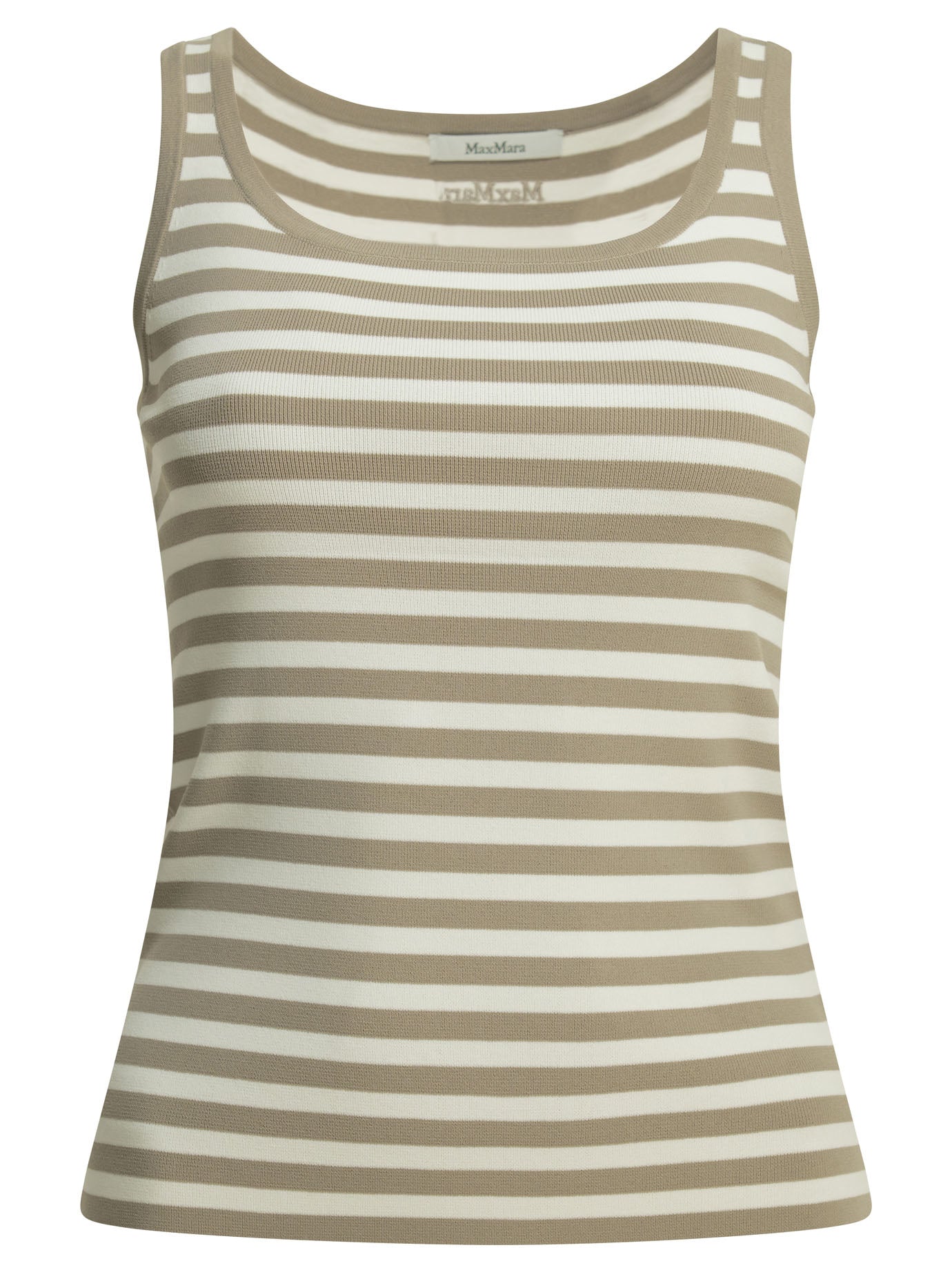 Max Mara Pure Striped Fitted Tank Top