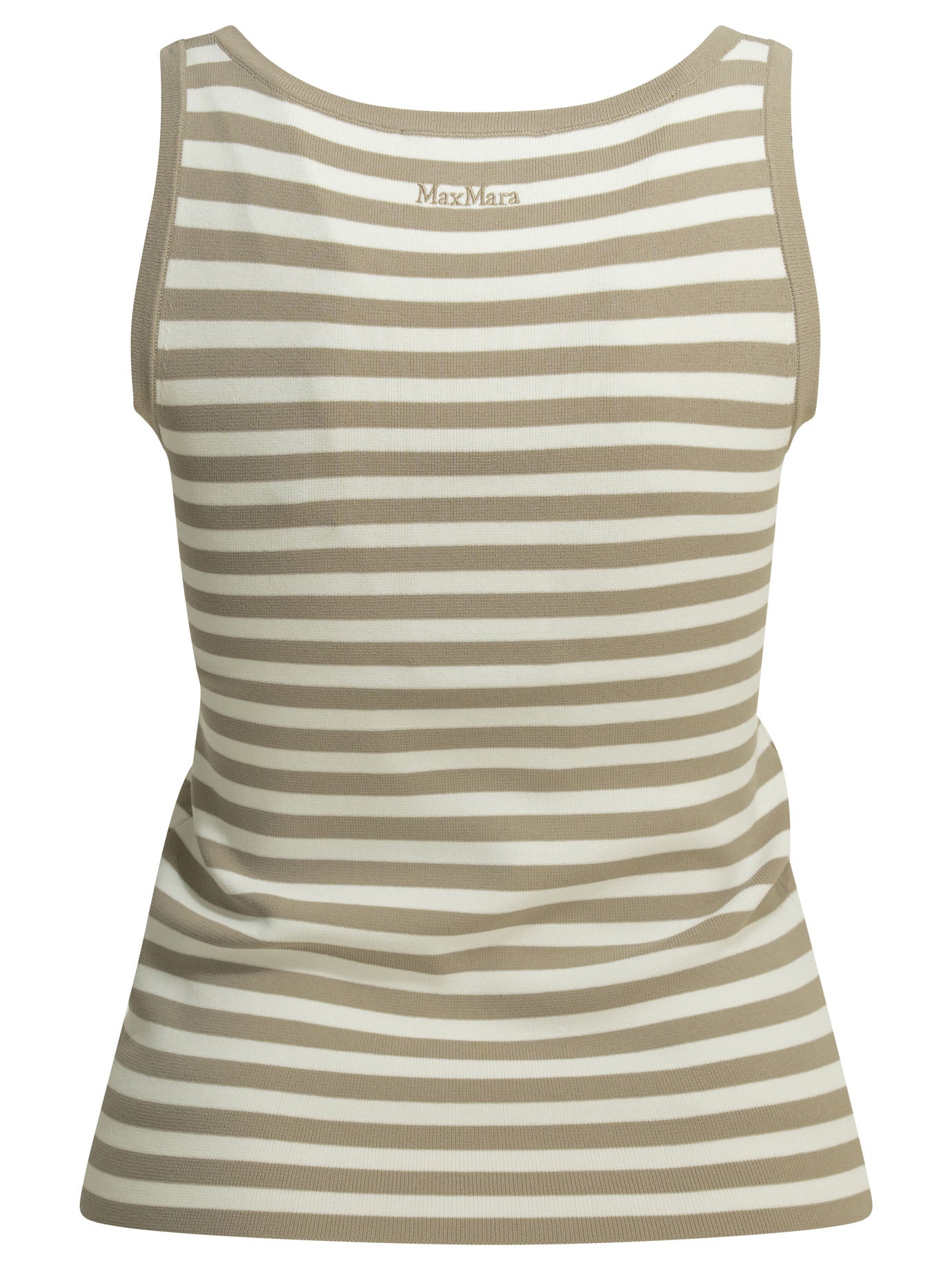 Max Mara Pure Striped Fitted Tank Top