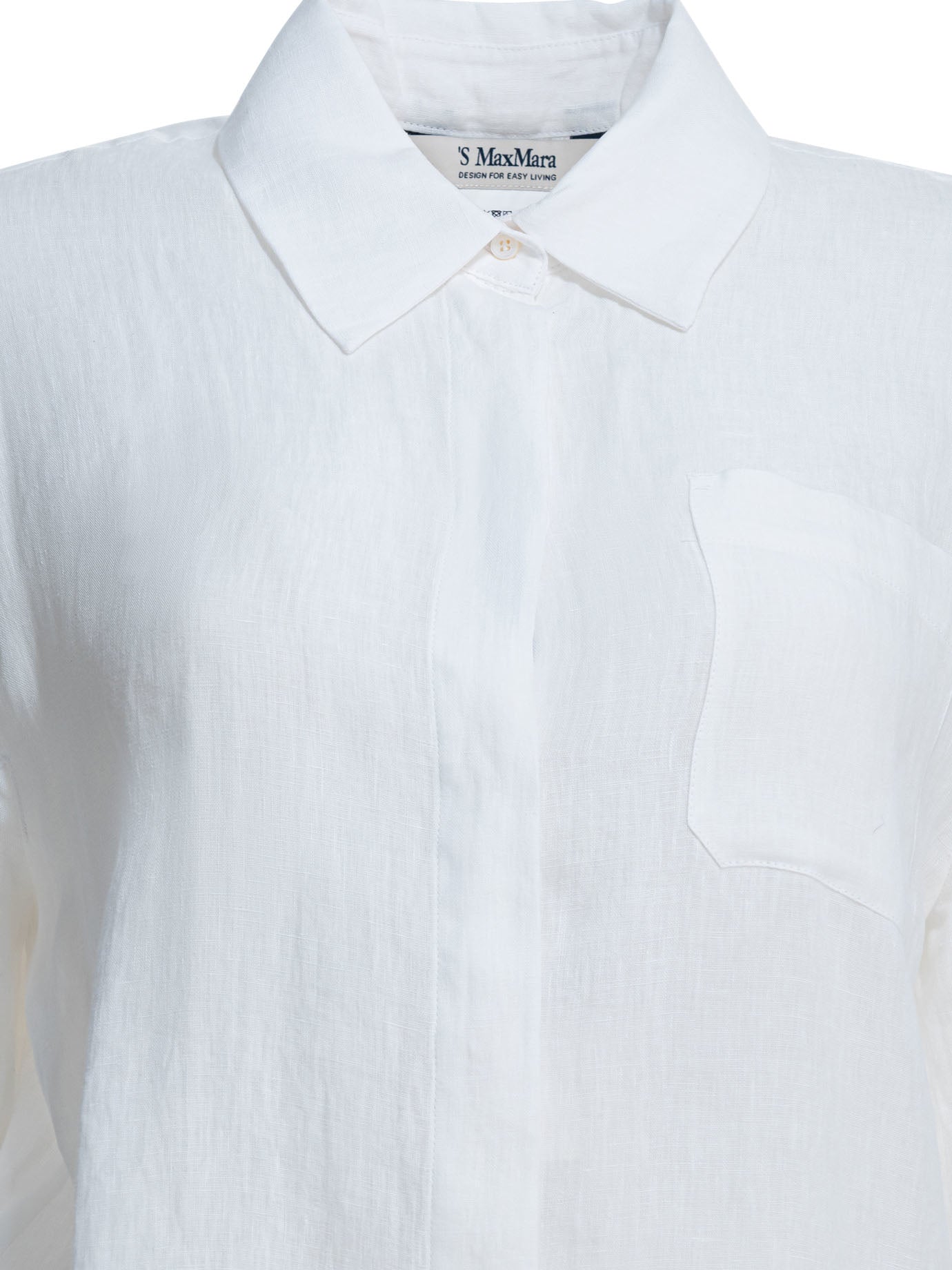 Max Mara S Casual Linen Shirt