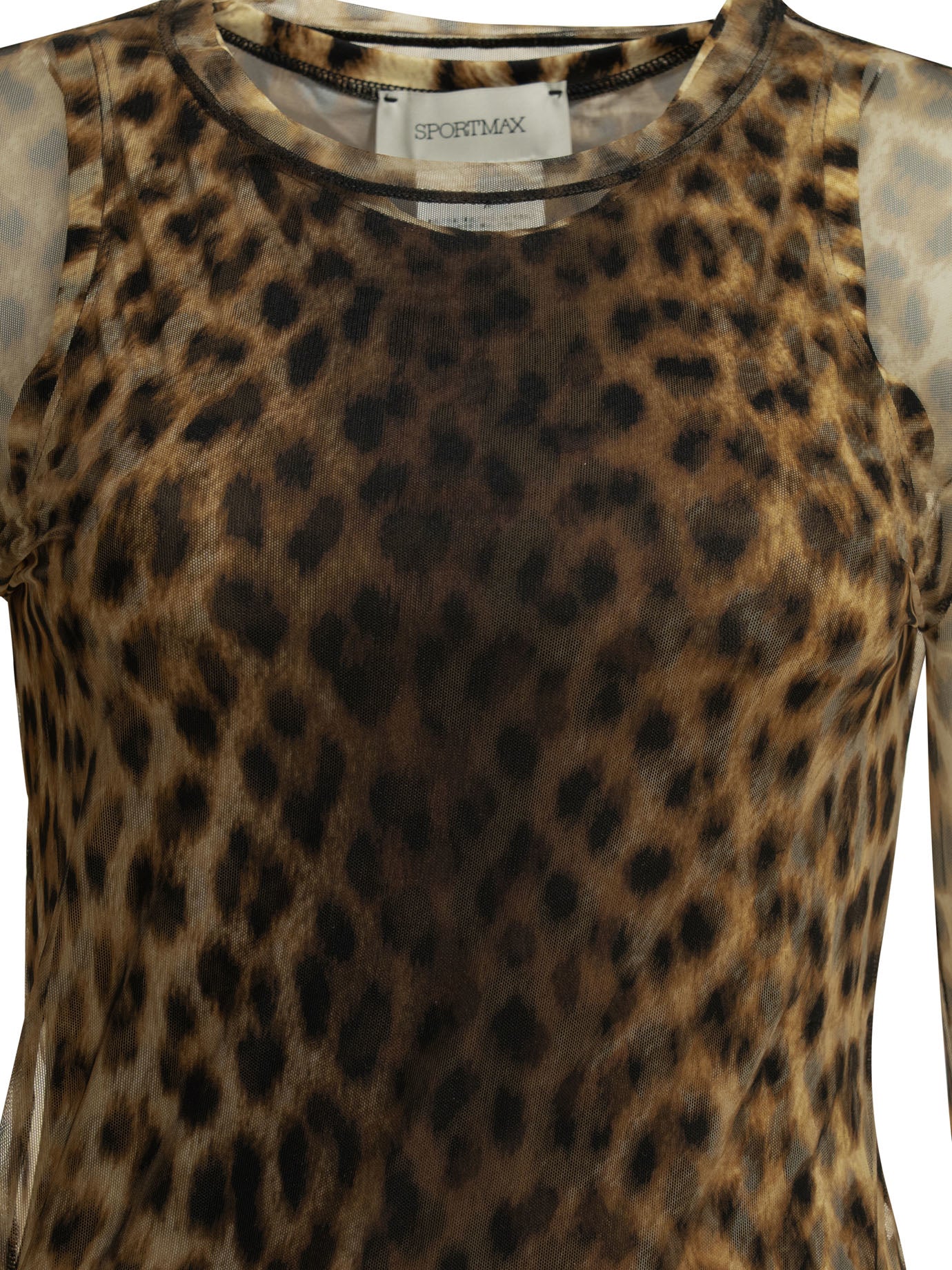 Max Mara Sportmax Fitted Animalier Top