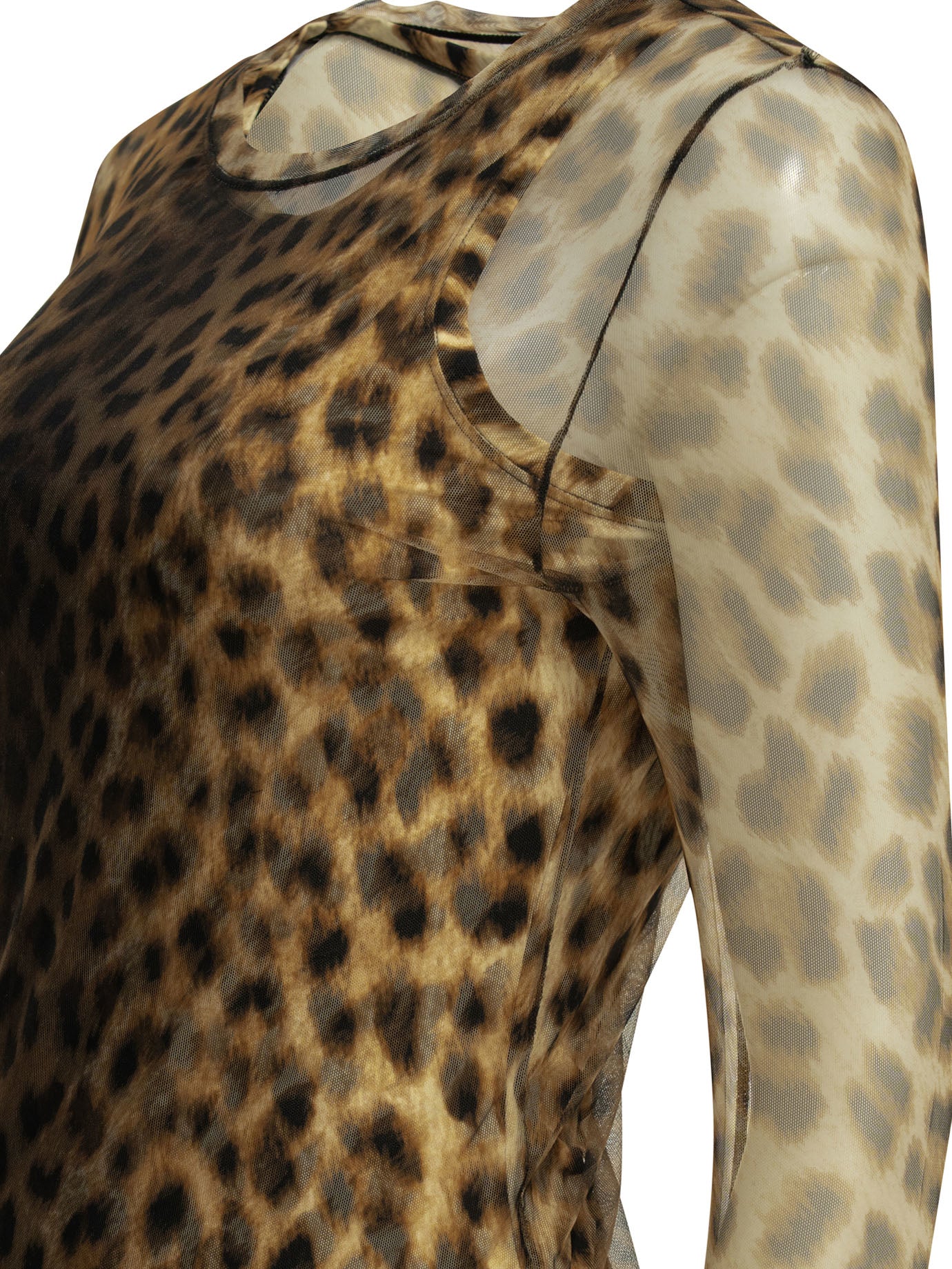 Max Mara Sportmax Fitted Animalier Top