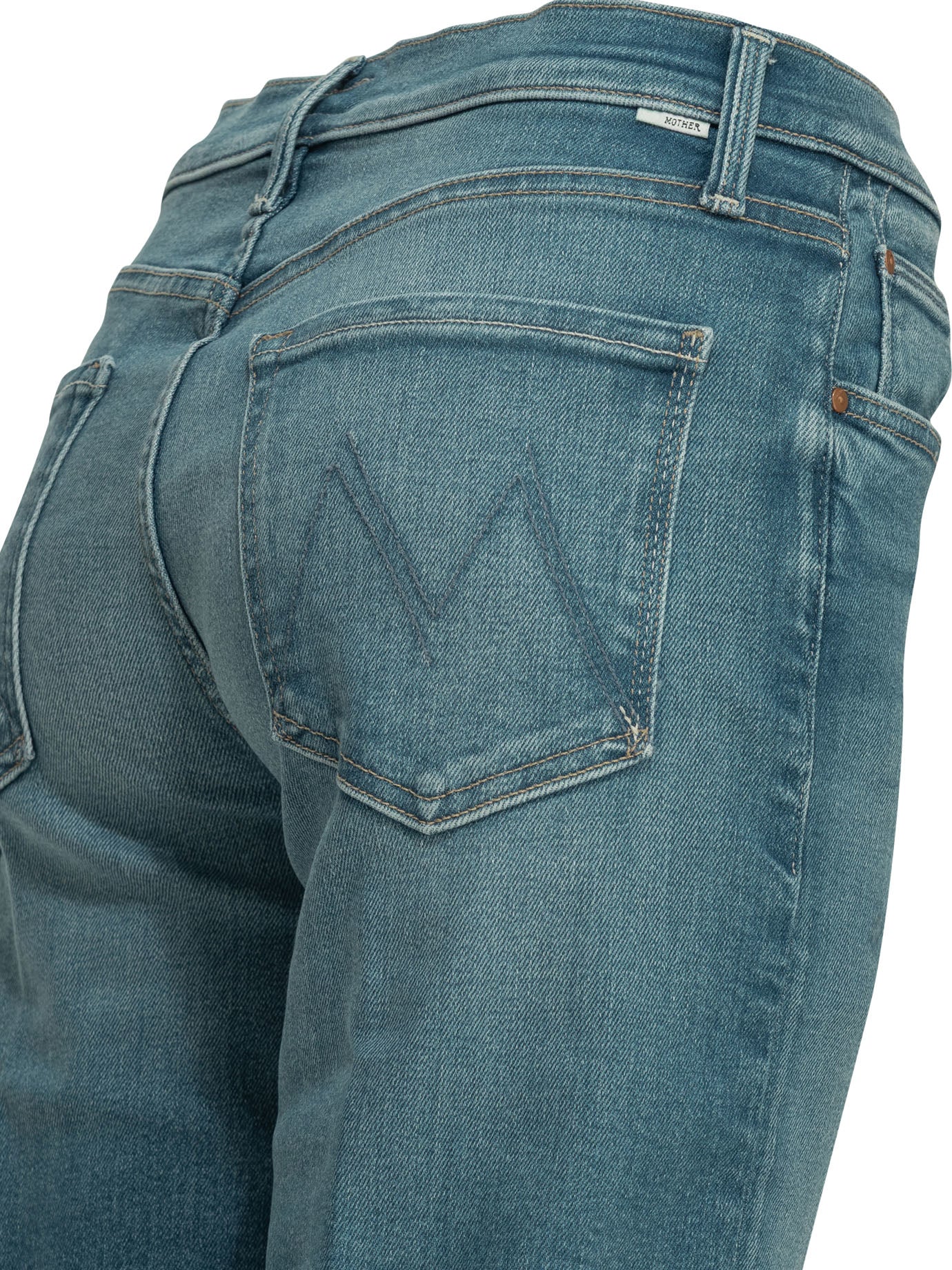 MOTHER Denim Straight-Leg Jeans