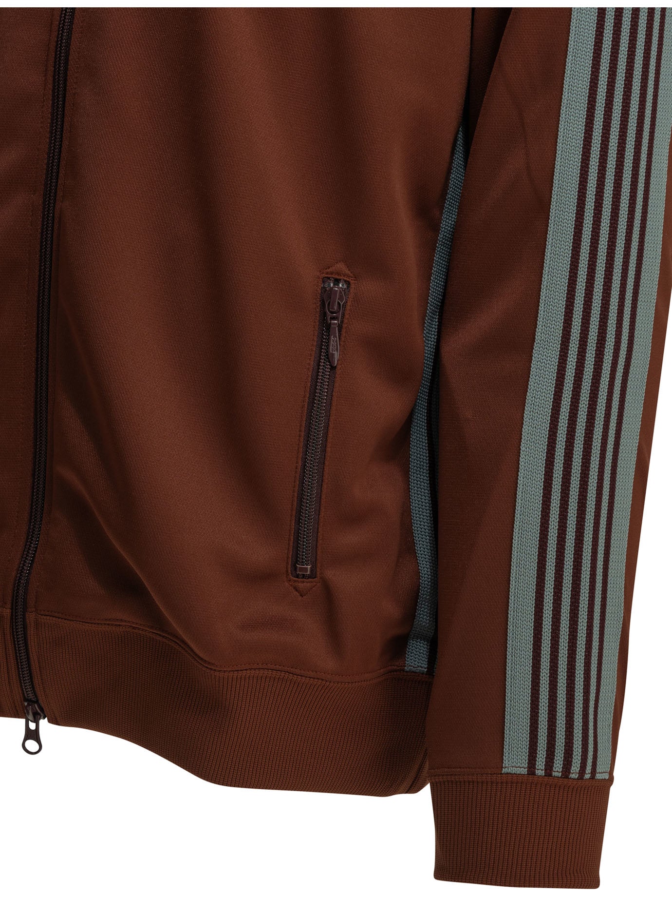 Needles Track Poly Zippered Sweatshirt