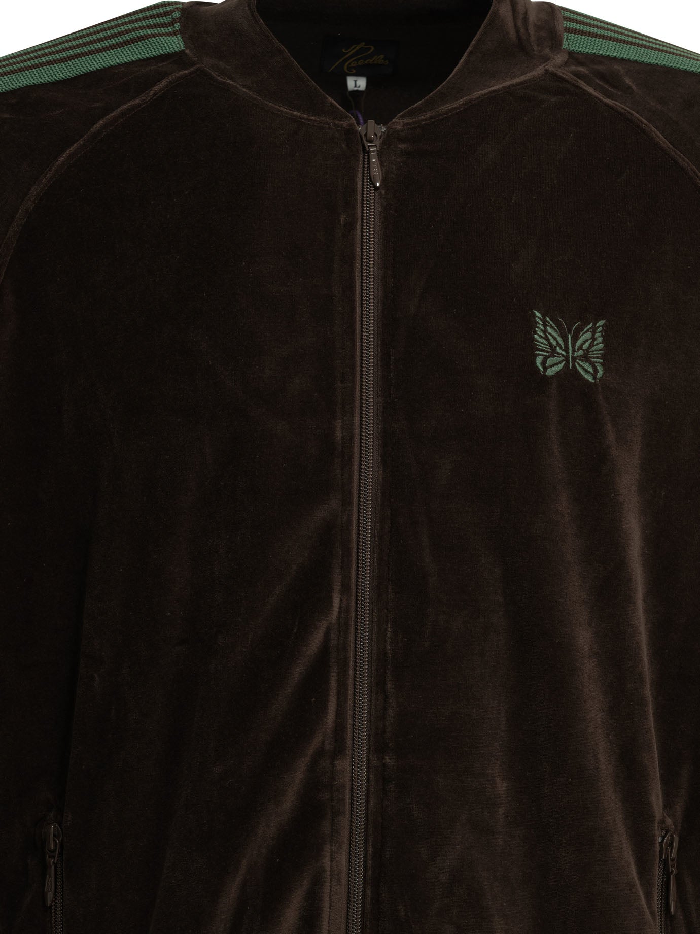 Needles Track Zippered Sweatshirt