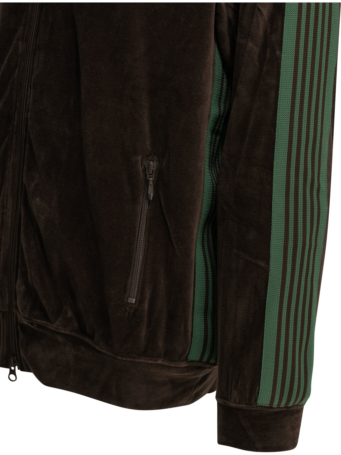 Needles Track Zippered Sweatshirt