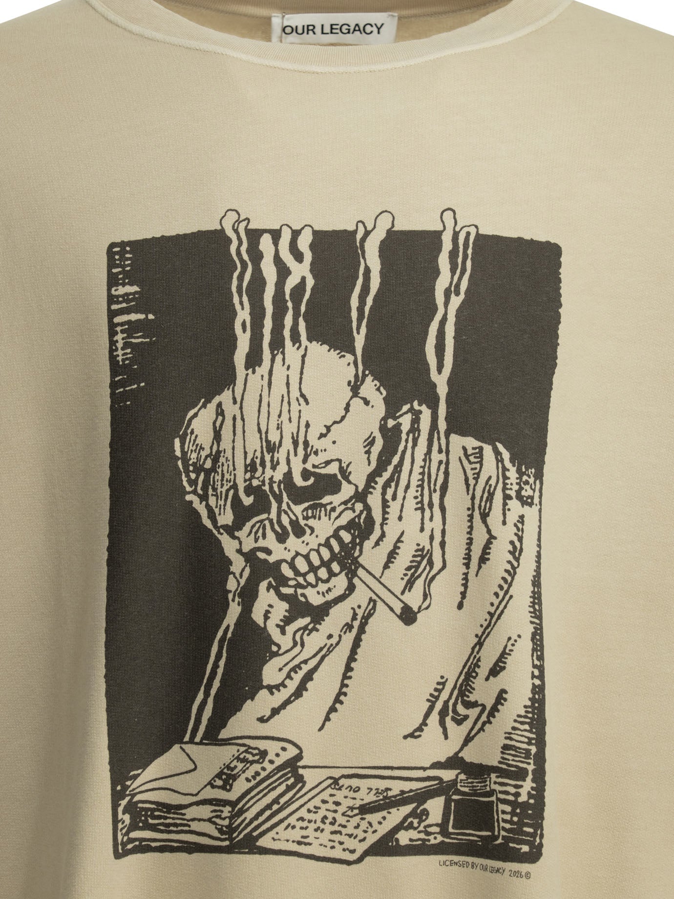 Our Legacy Angry Fan Mail Crewneck Sweatshirt