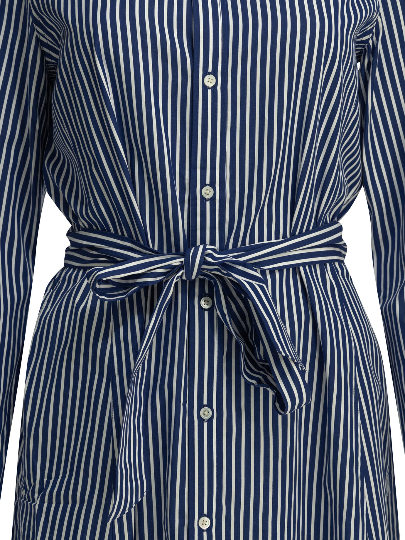 Polo Ralph Lauren Chemisier Midi Dress With Logo