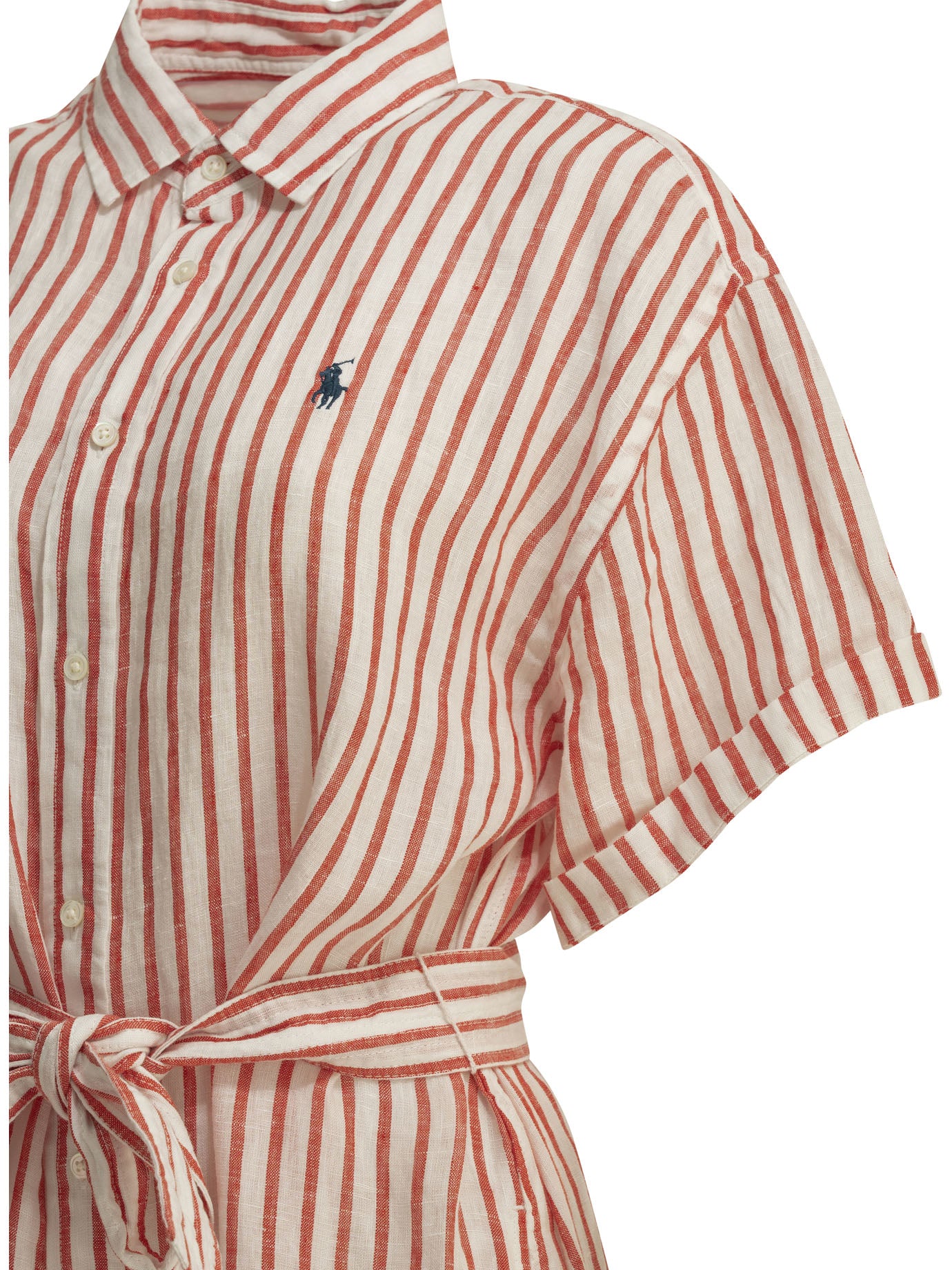 Polo Ralph Lauren Long Shirt Dress With Logo