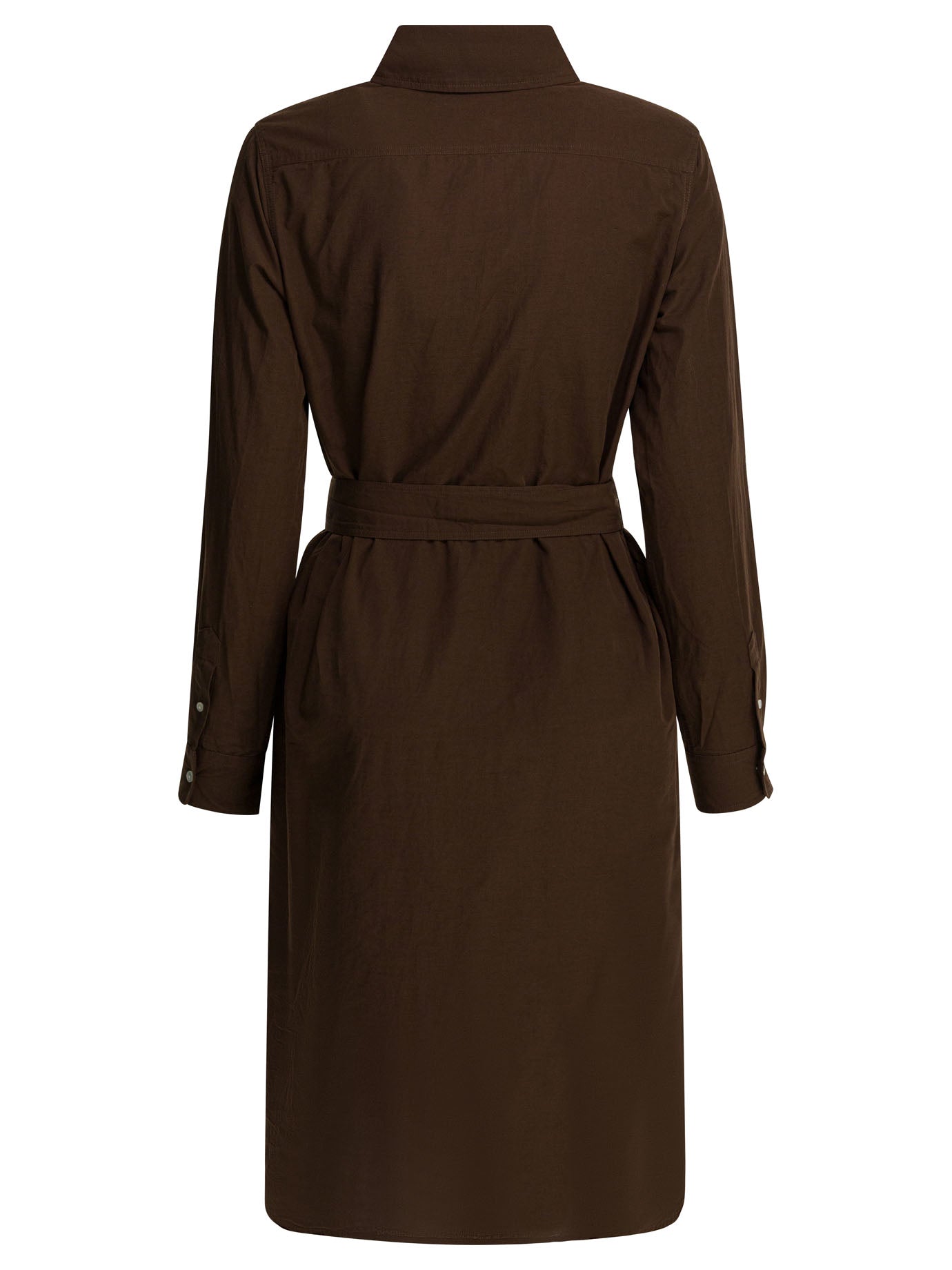 Polo Ralph Lauren Cotton And Linen Midi Dress