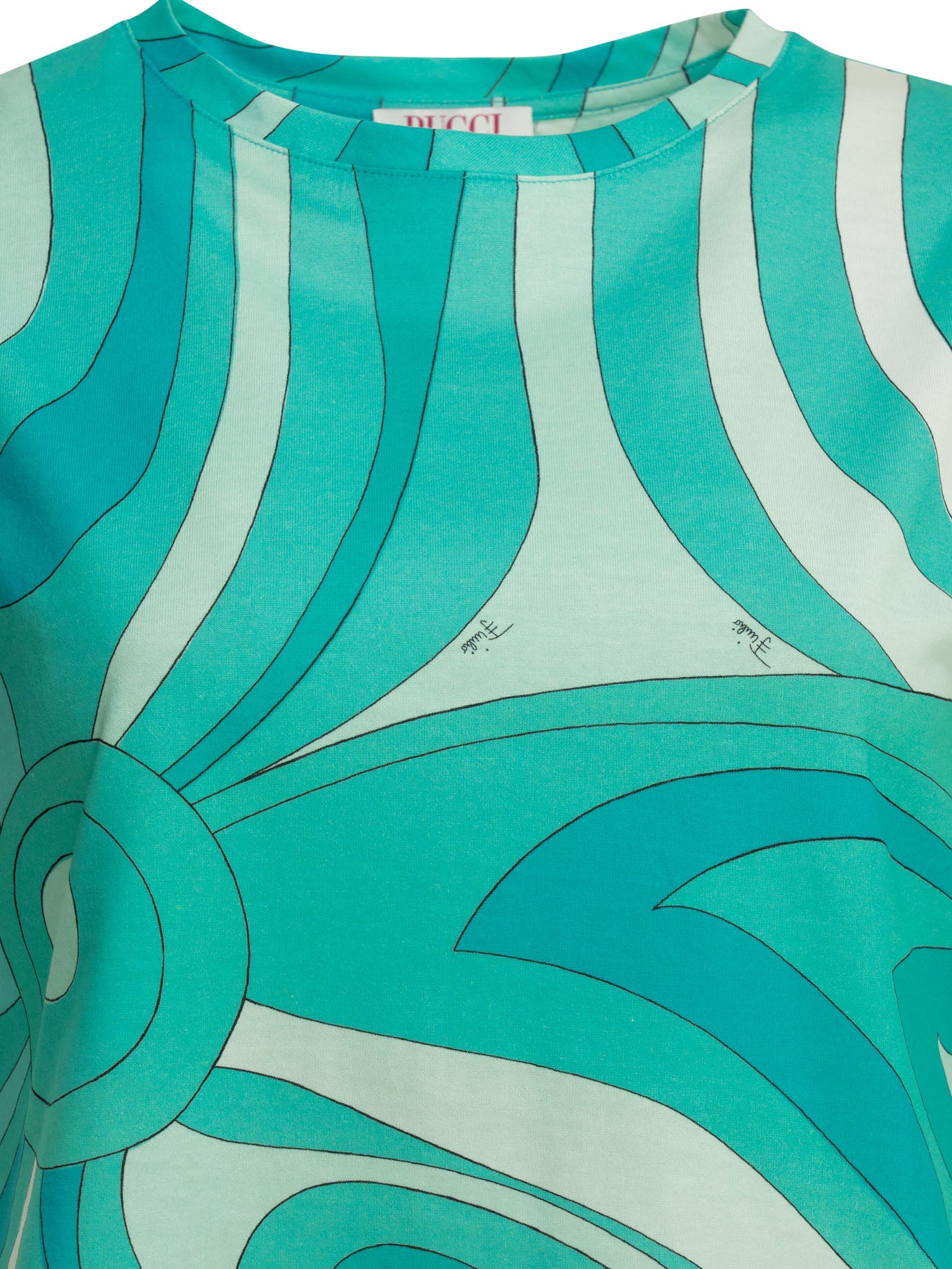 Pucci Marmo Cropped Top