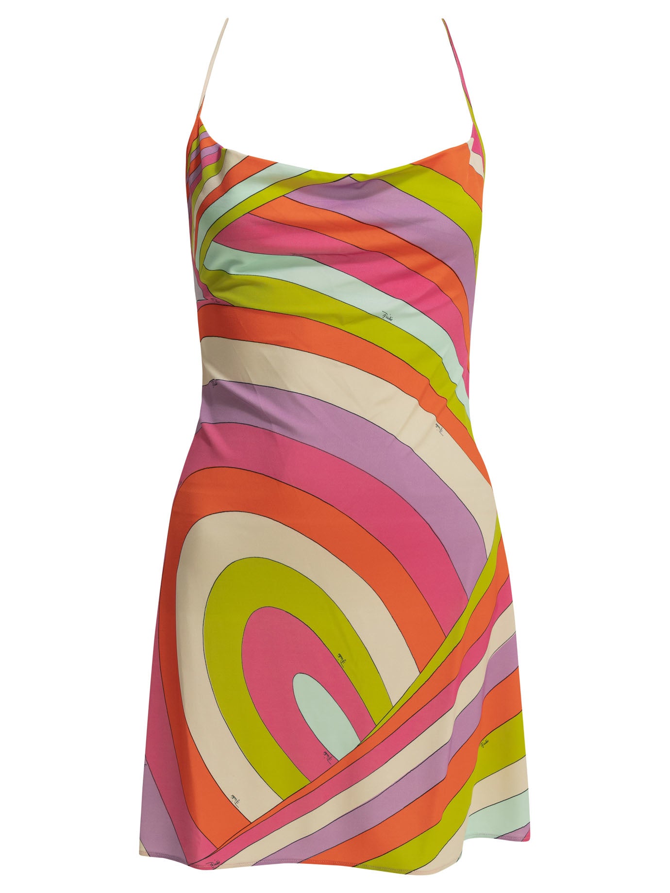 Pucci Iride Short Dress With Open Back