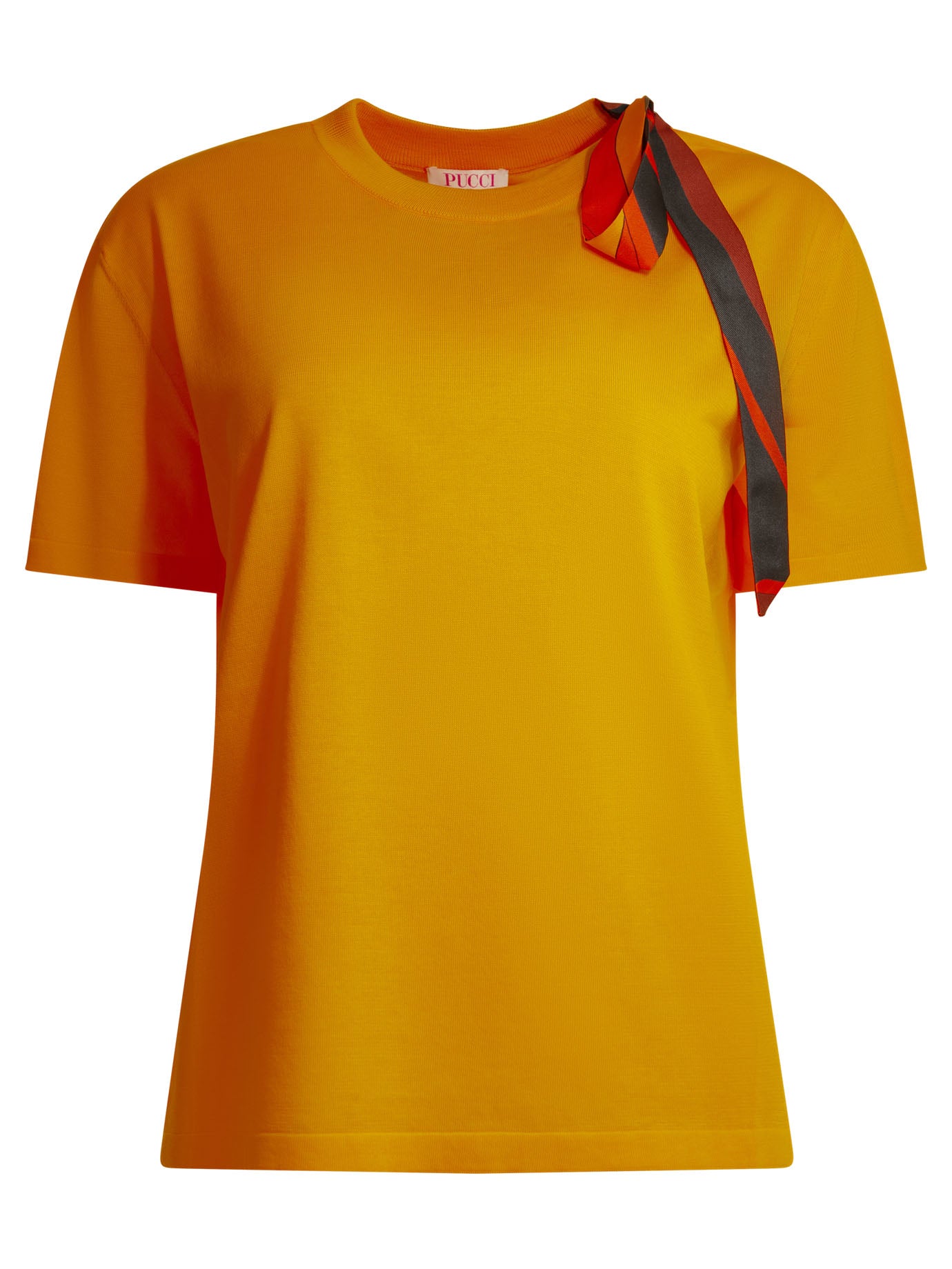 Pucci Knitted Crew Neck T-Shirt