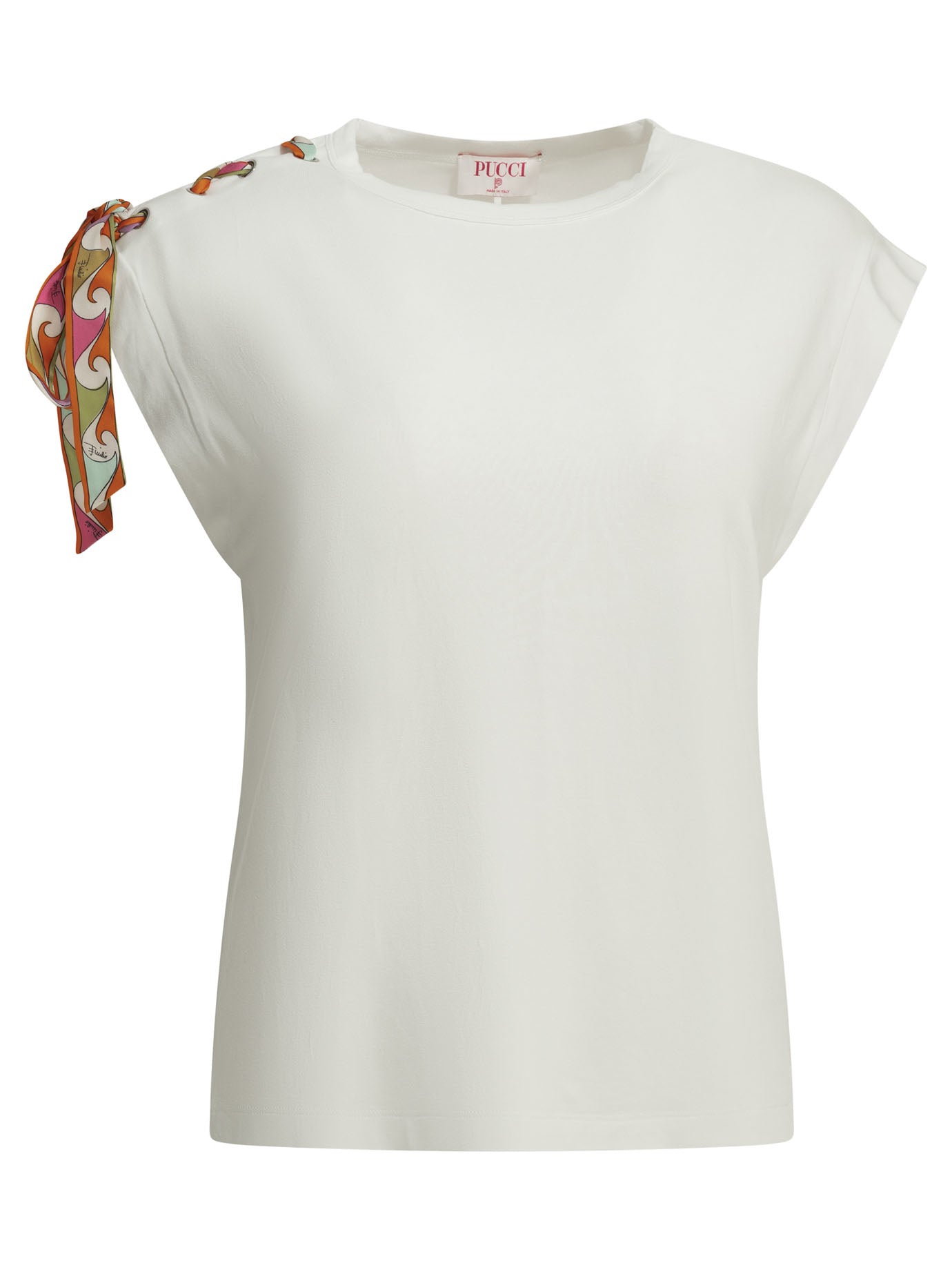 Pucci Crew-Neck T-Shirt With Printed Detail