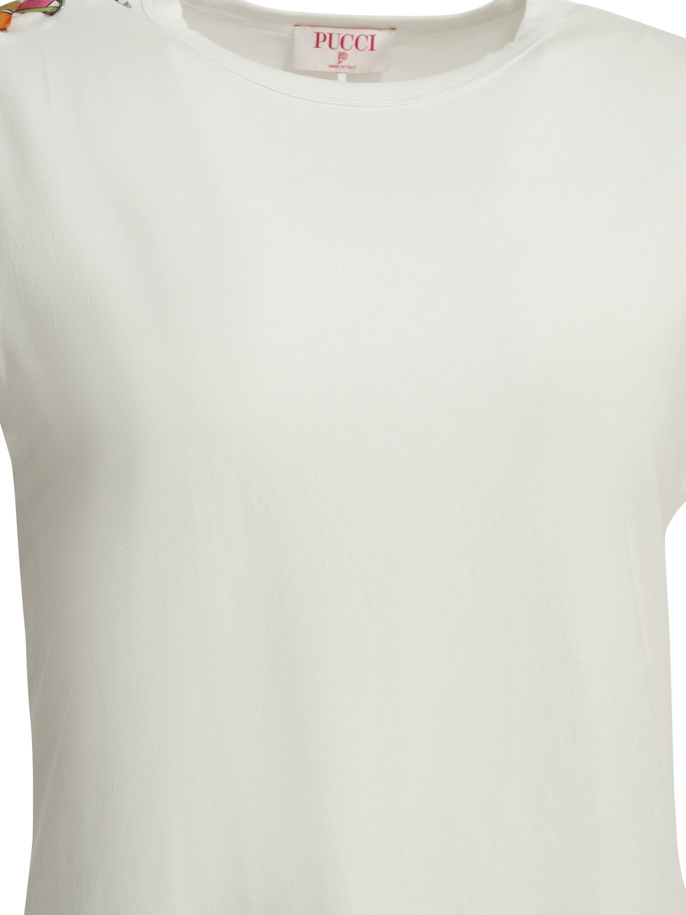 Pucci Crew-Neck T-Shirt With Printed Detail