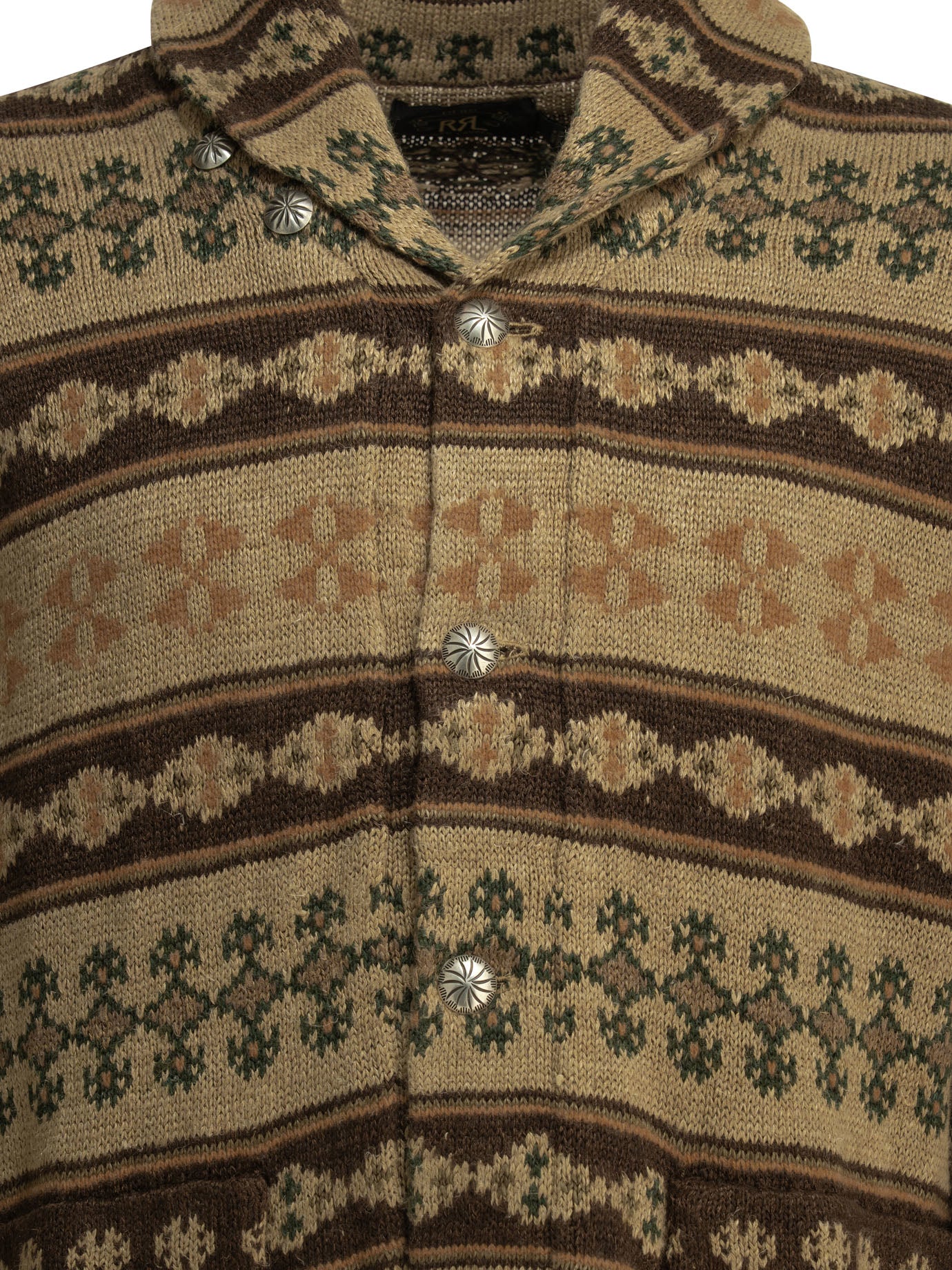 RRL by Ralph Lauren Woven Knit Cardigan