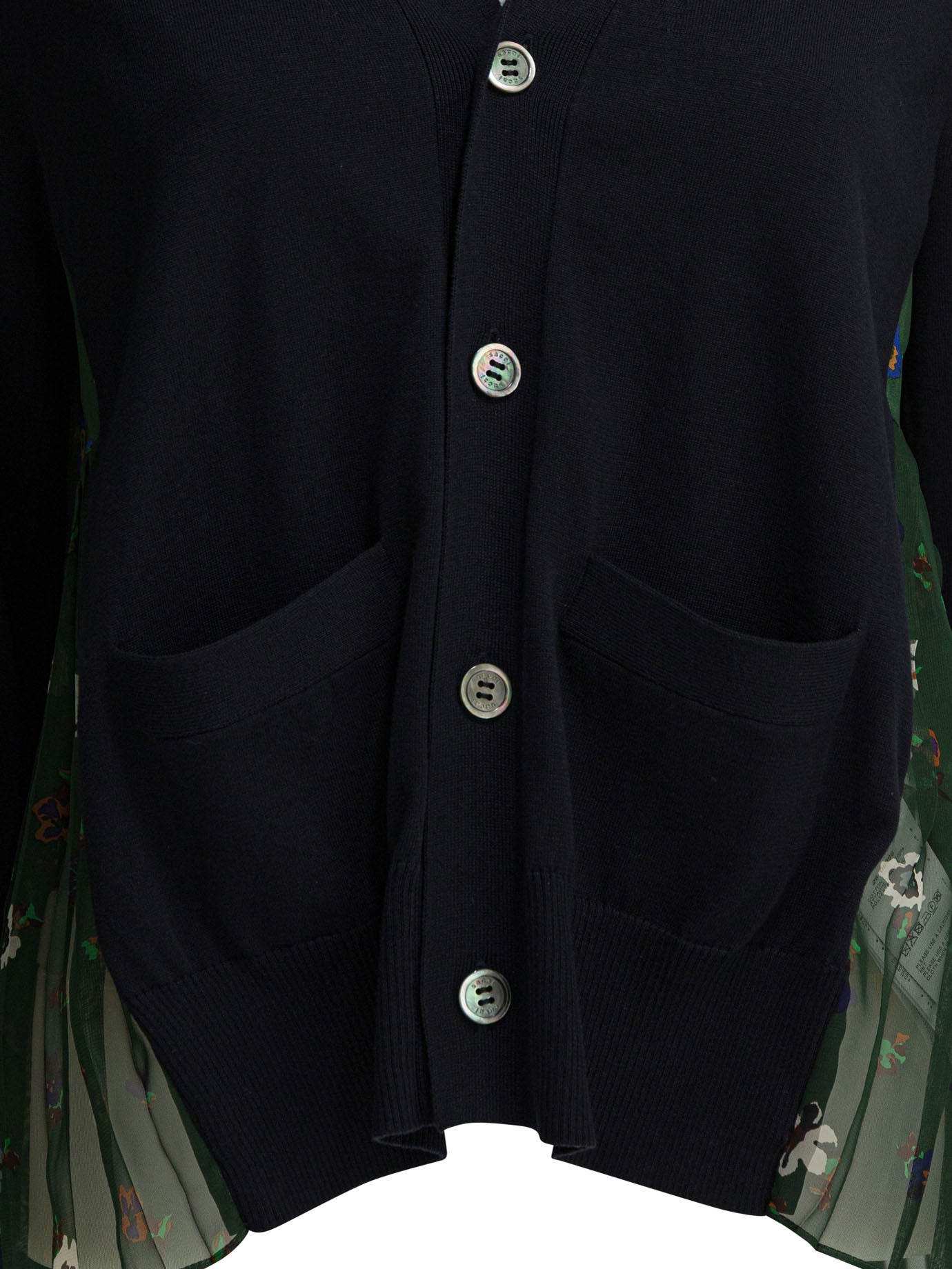 Sacai Cardigan With Floral Print