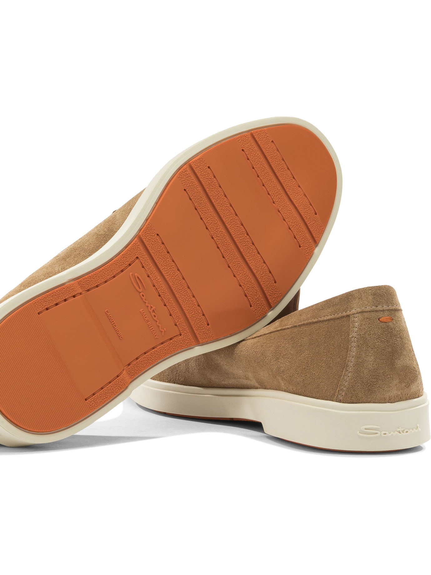 Santoni Suede Loafers