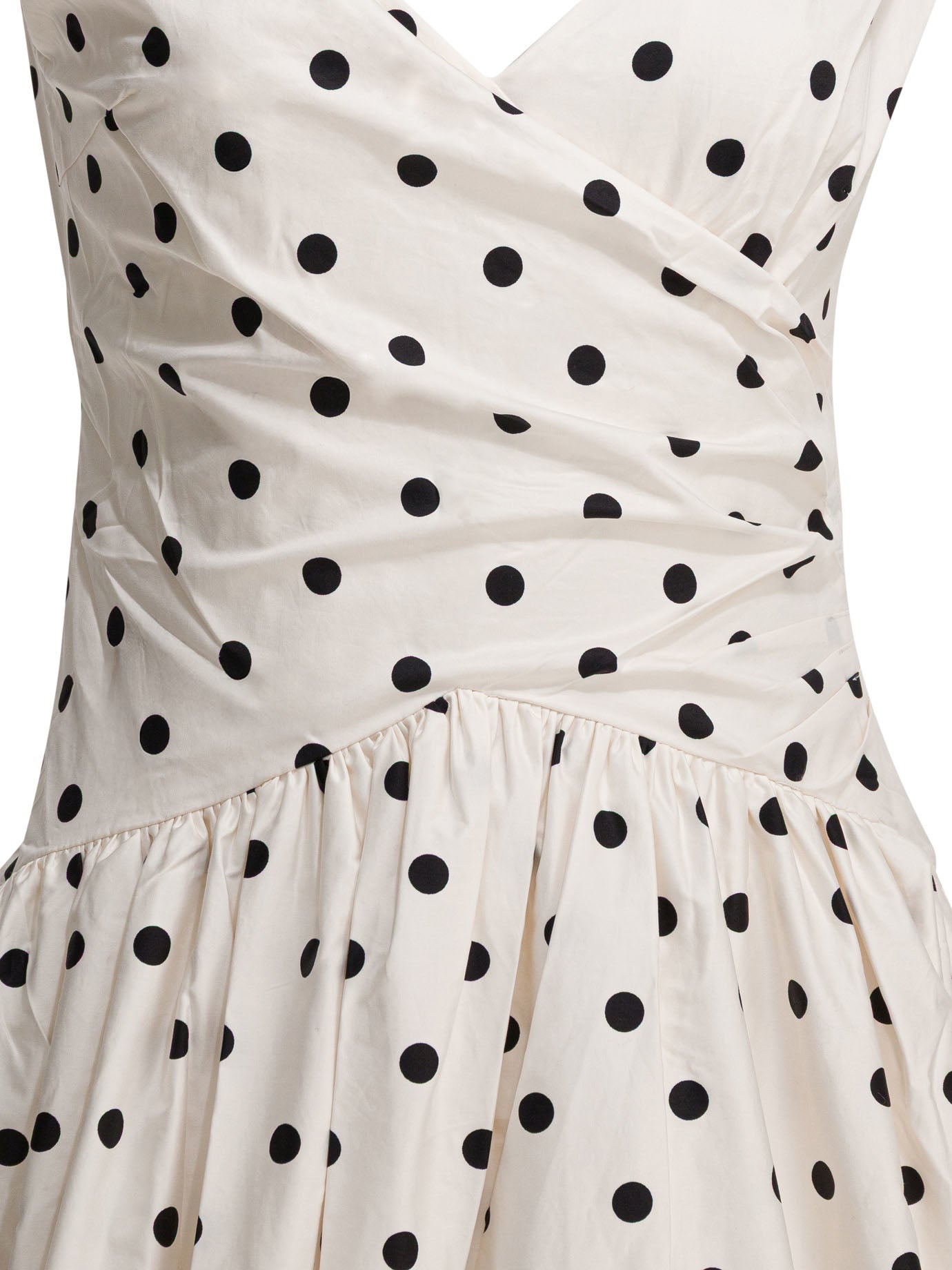 Self-portrait Polka Dot Flared Midi Dress