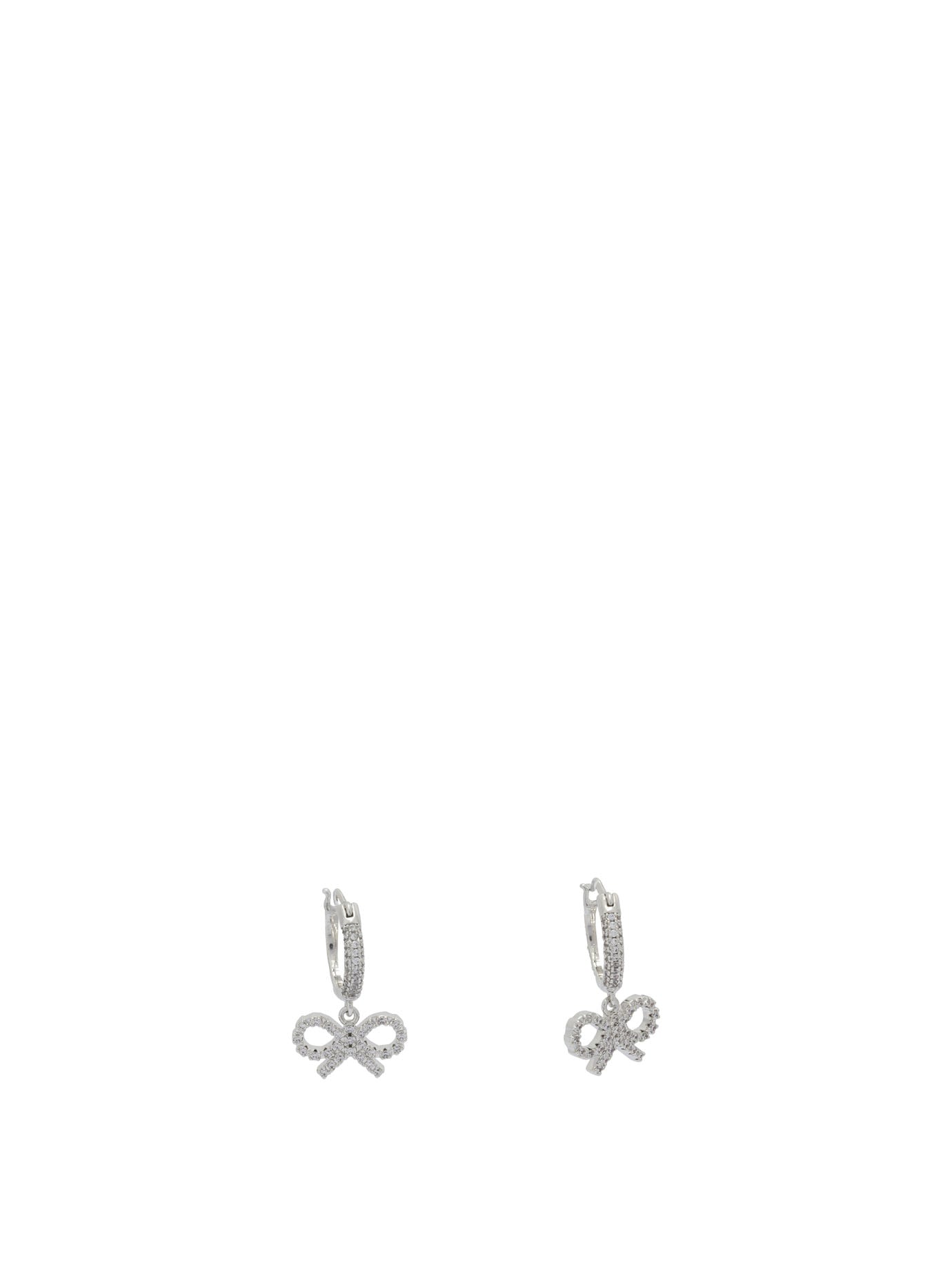 Self-portrait Hoop Earrings With Bow