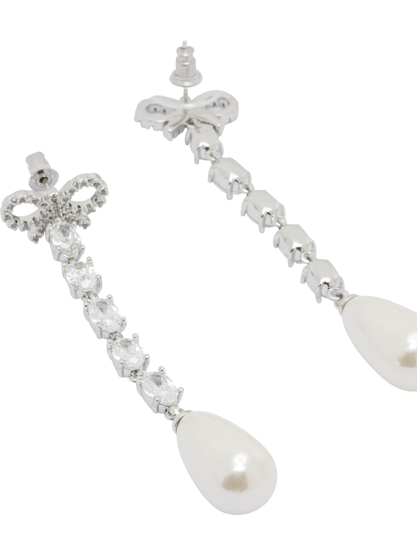 Self-portrait Bow And Pearl Earrings