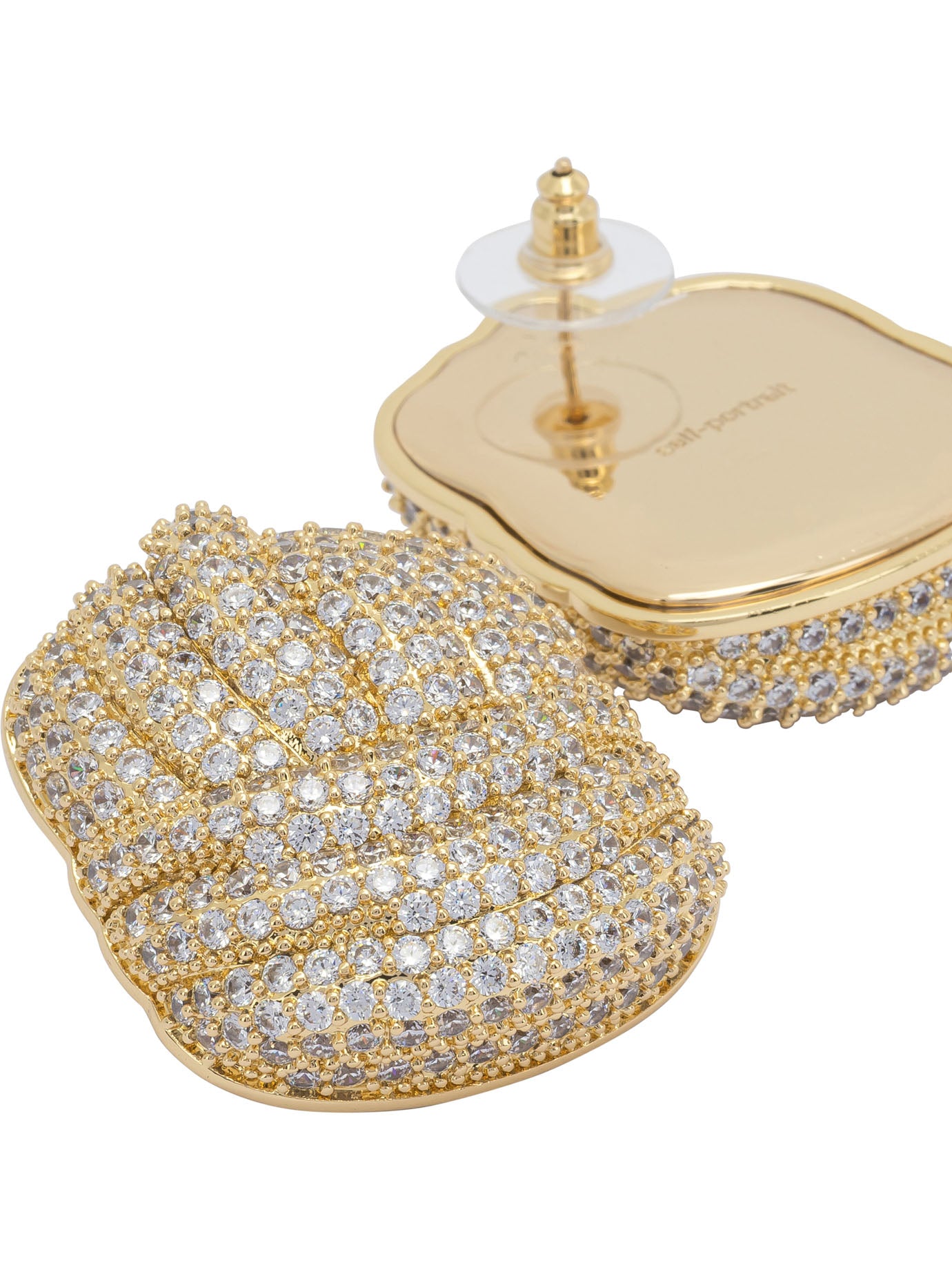 Self-portrait Crystal Knot Earrings