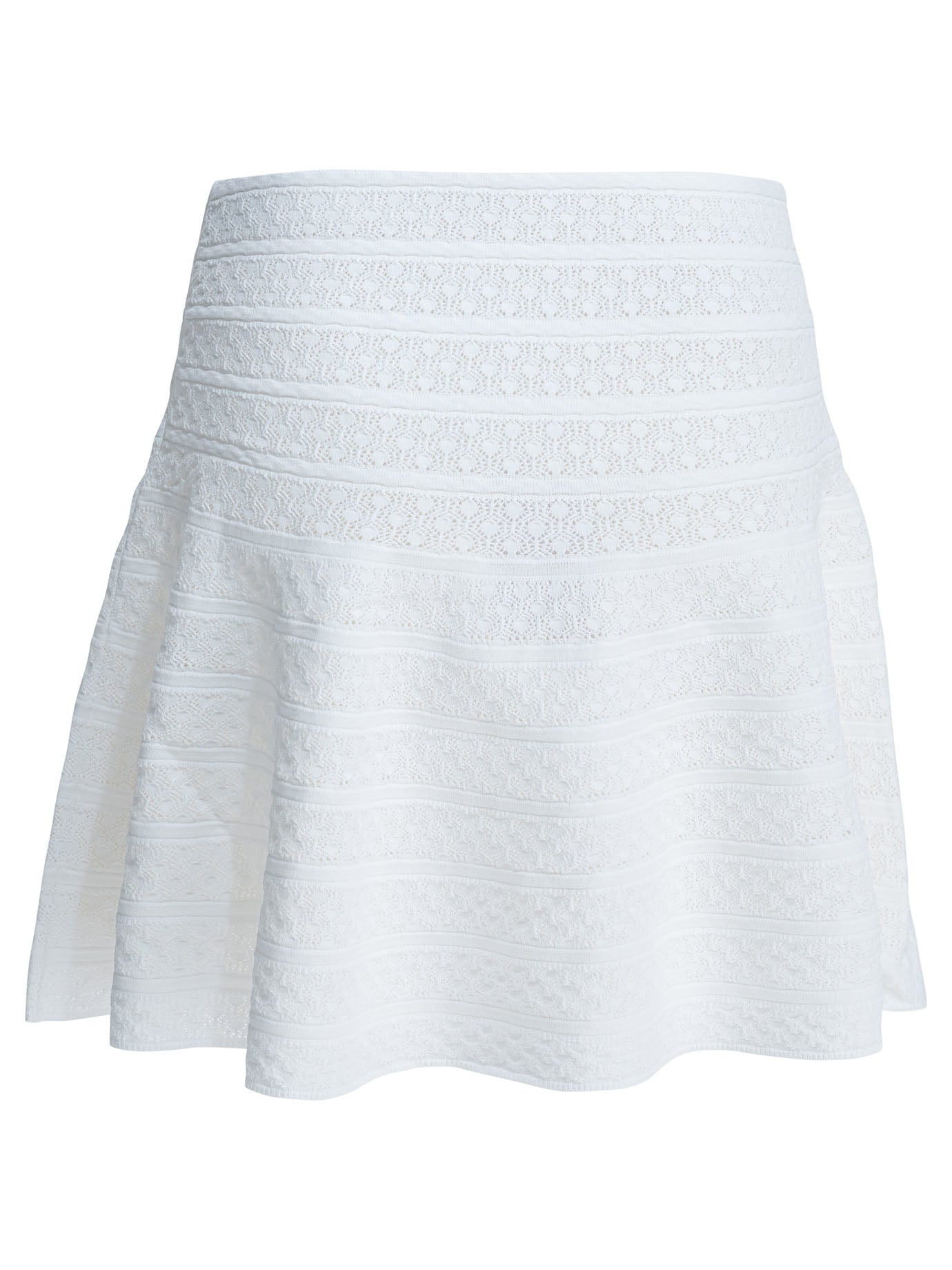 Self-portrait Textured Knit Miniskirt