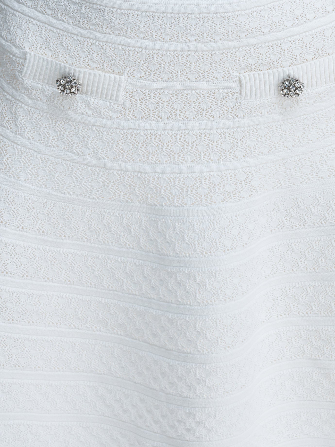 Self-portrait Textured Knit Miniskirt