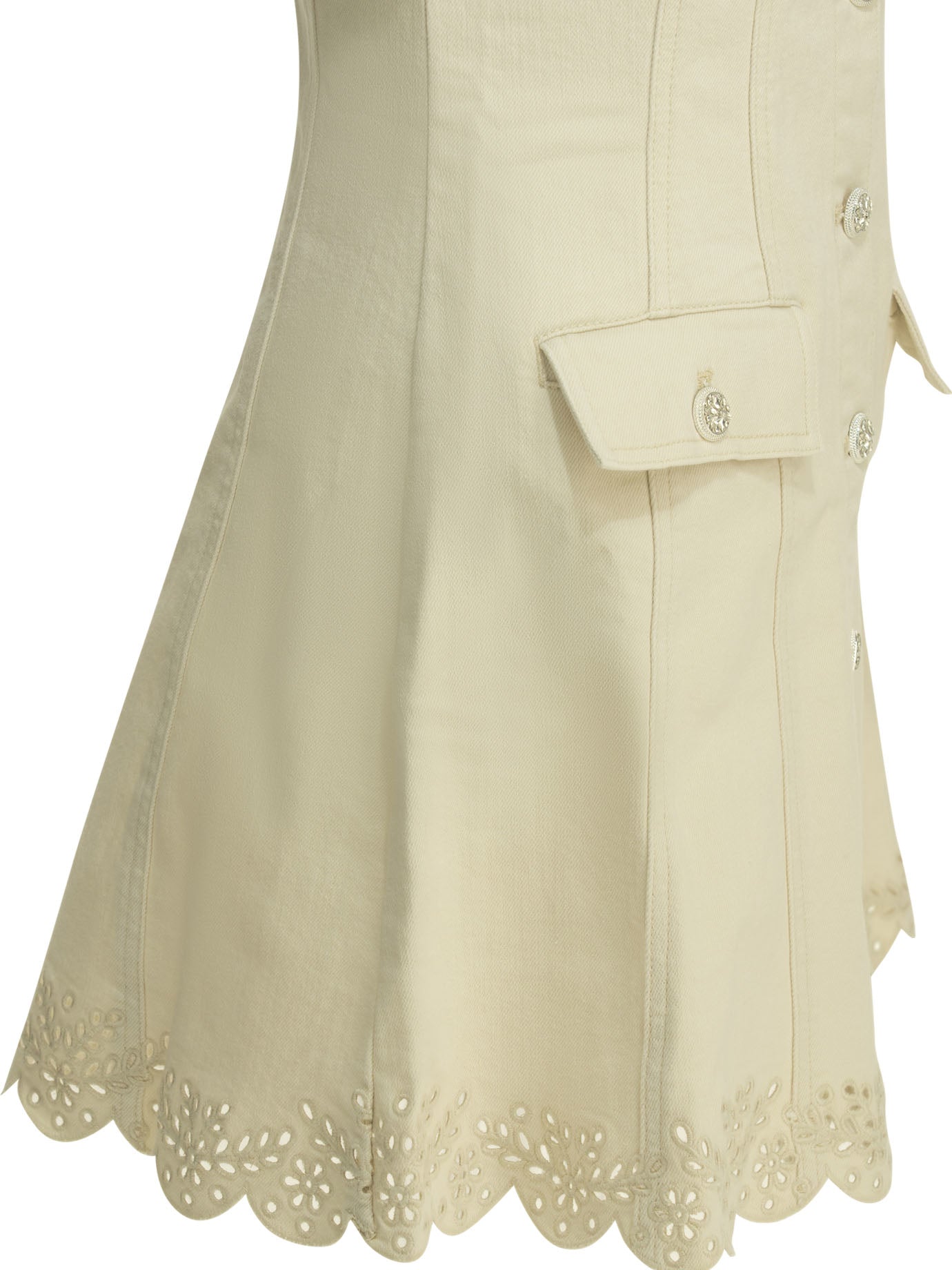 Self-portrait Embroidered Short Dress