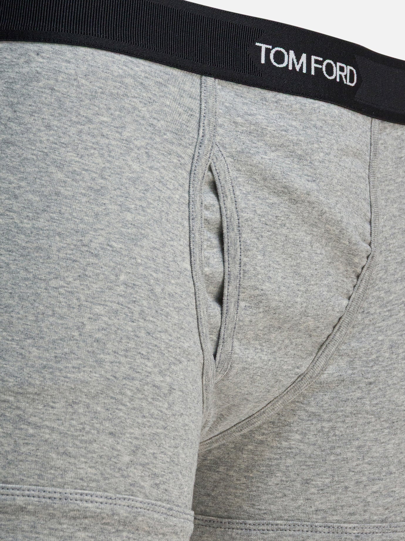 Tom Ford Cotton Boxer Shorts With Logo