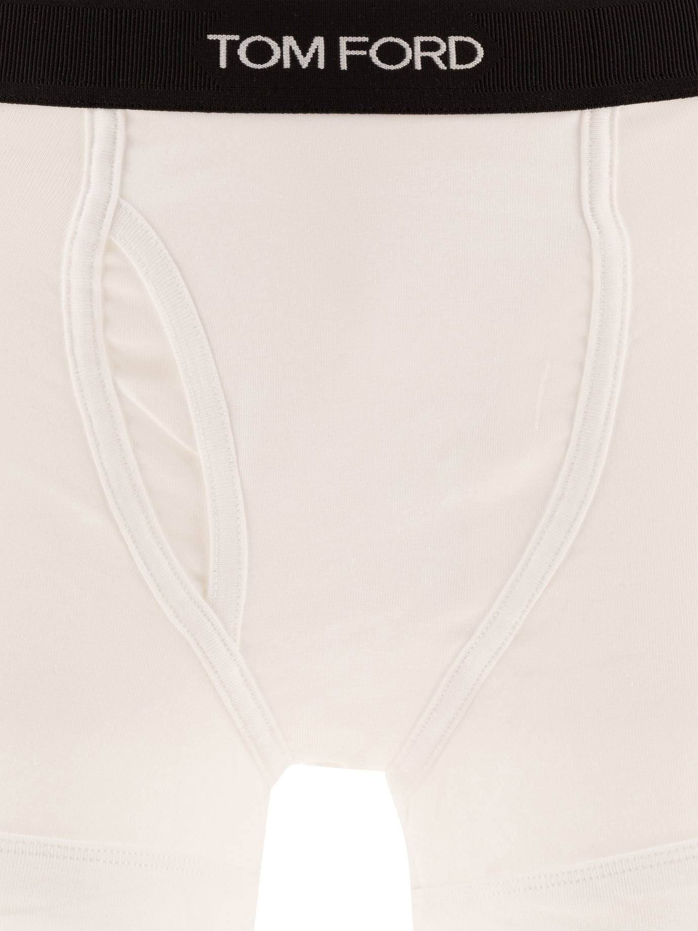 Tom Ford Cotton Boxer Shorts With Logo