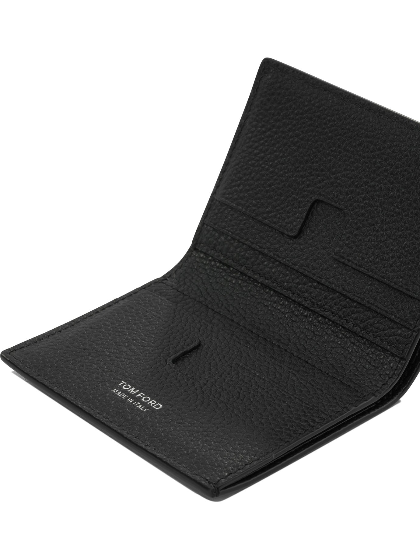 Tom Ford Grain Leather Folding Card Holder