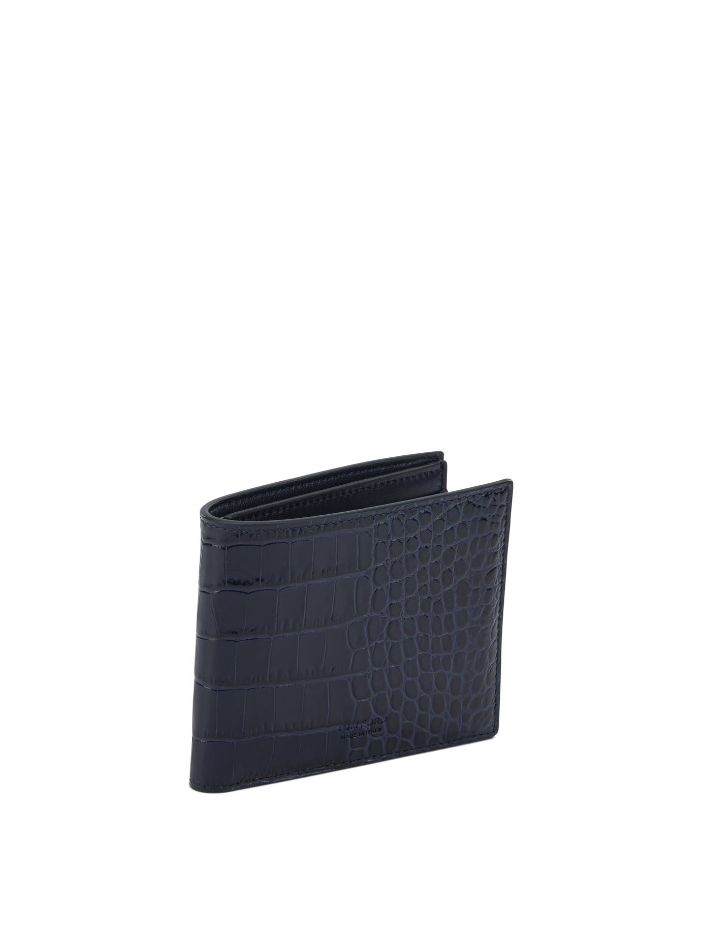 Tom Ford Crocodile Print Leather Wallet